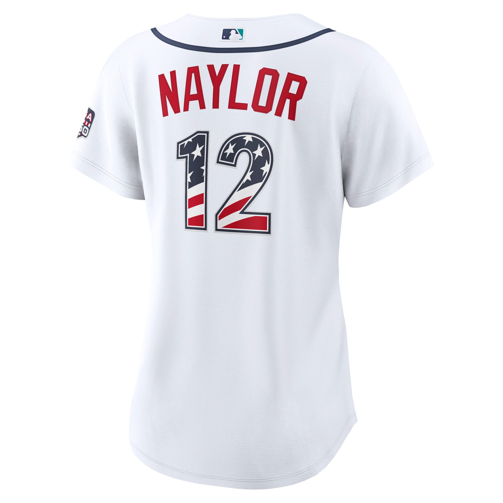 Fourth of July Women's Seattle Mariners Josh Naylor White USA 250 Stadium Jersey - Image 4