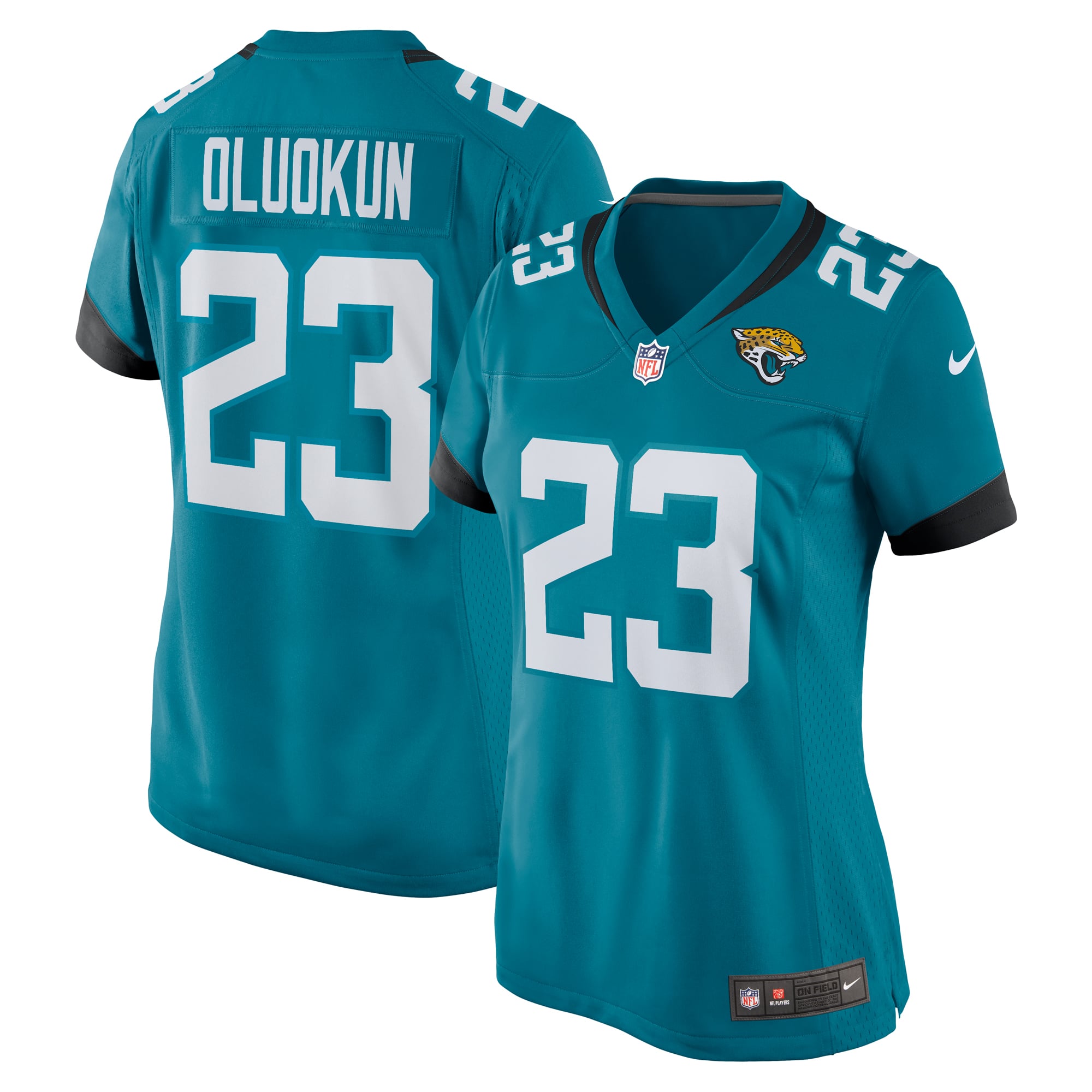 Foyesade Oluokun Jacksonville Jaguars Women's Game Player Jersey - Teal - Image 2