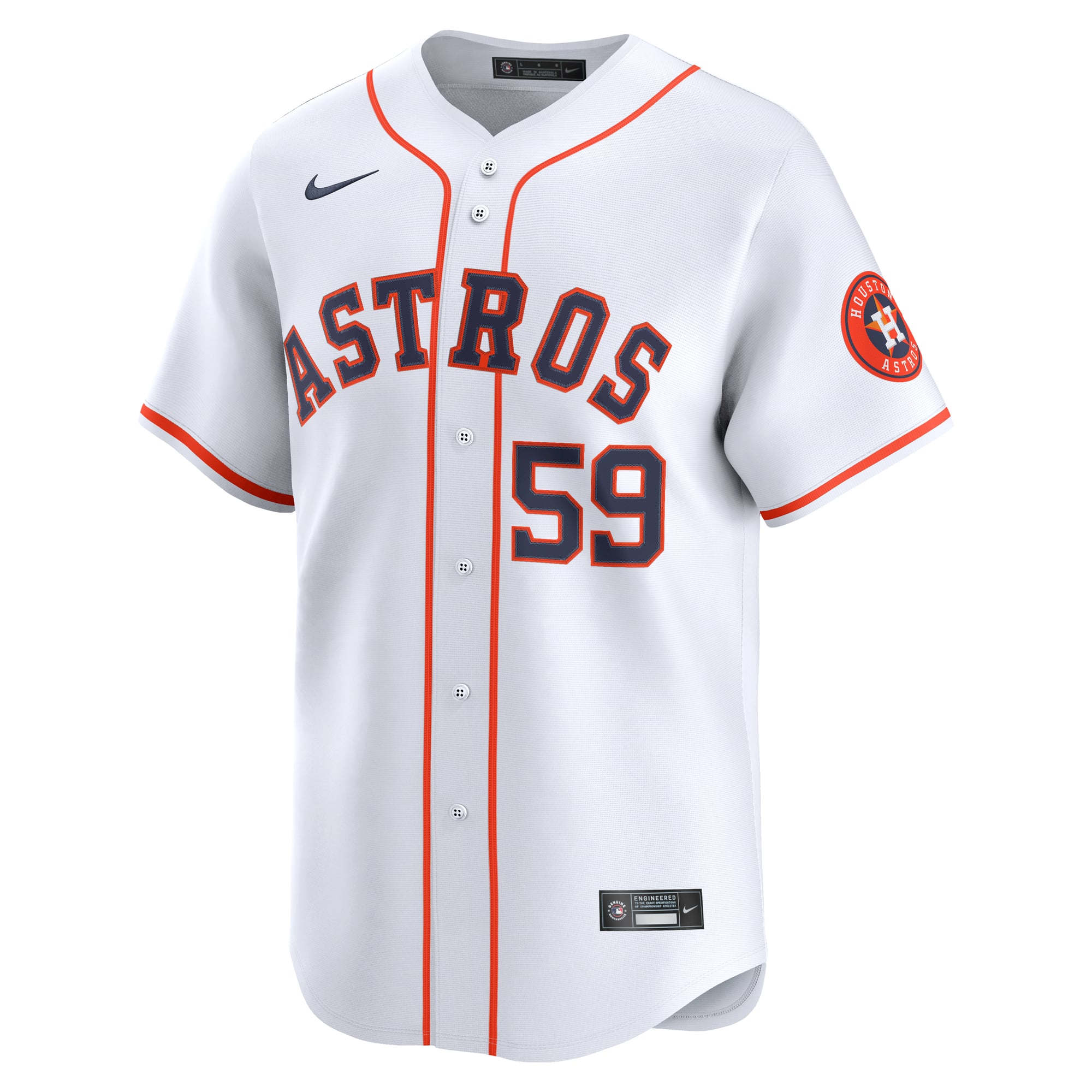 Framber Valdez Houston Astros Home Limited Player Jersey - White - Image 3