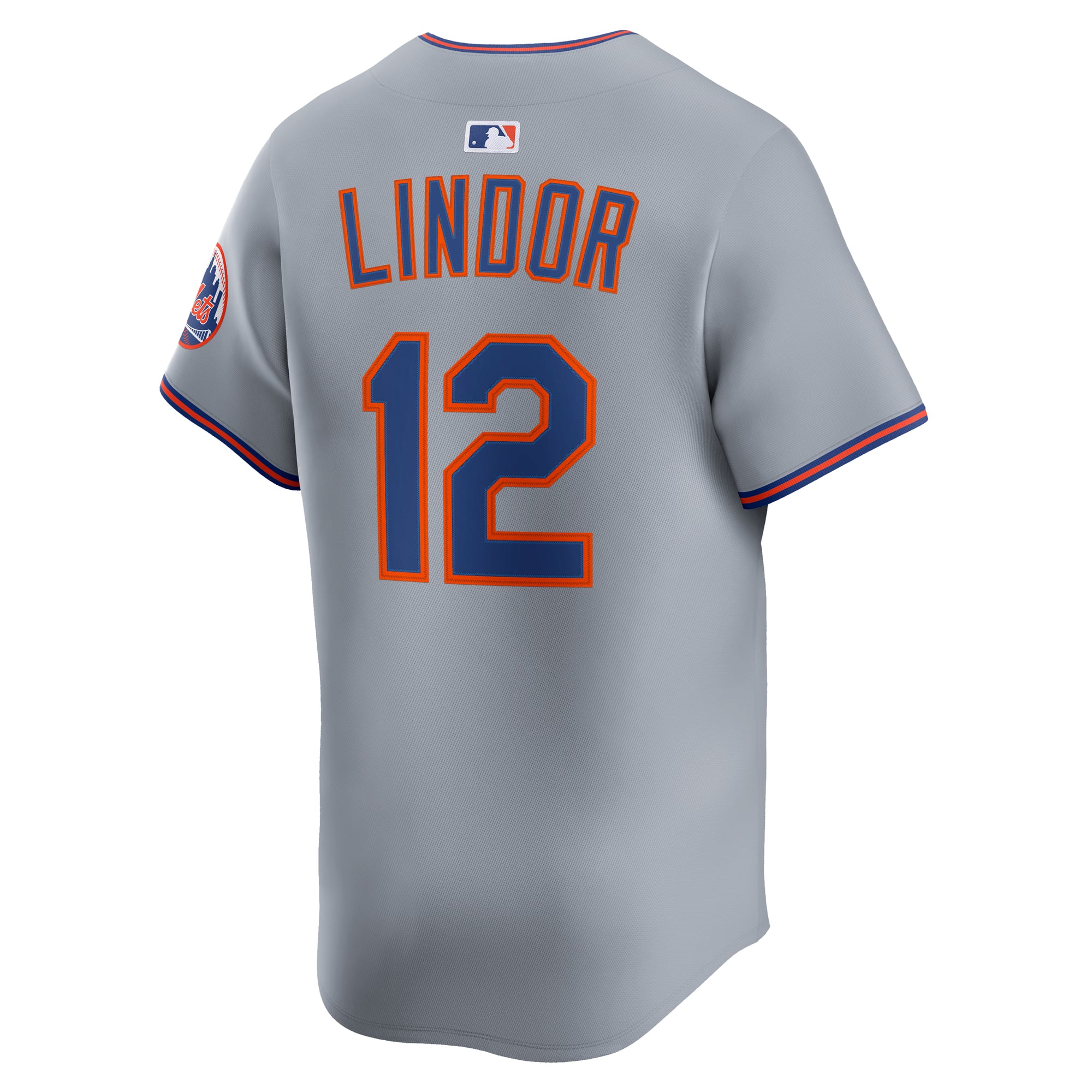 Francisco Lindor New York Mets Alternate Limited Jersey - Gray - Image 4