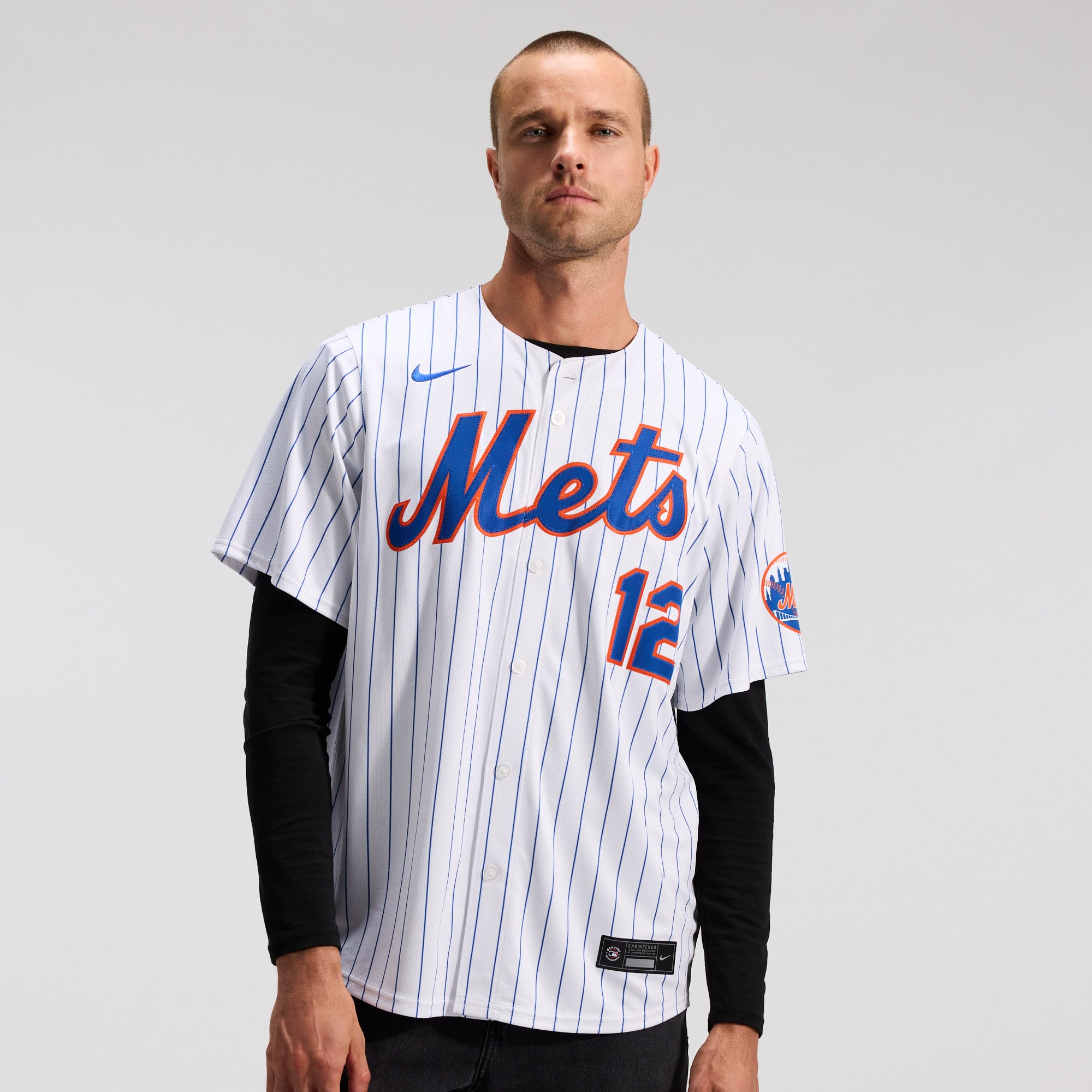 Francisco Lindor New York Mets Home Limited Jersey - White - Image 4