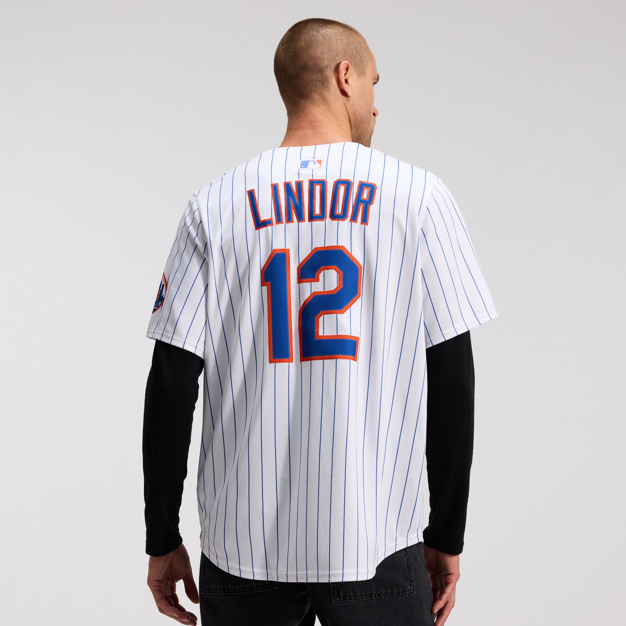 Francisco Lindor New York Mets Home Limited Jersey - White - Image 5