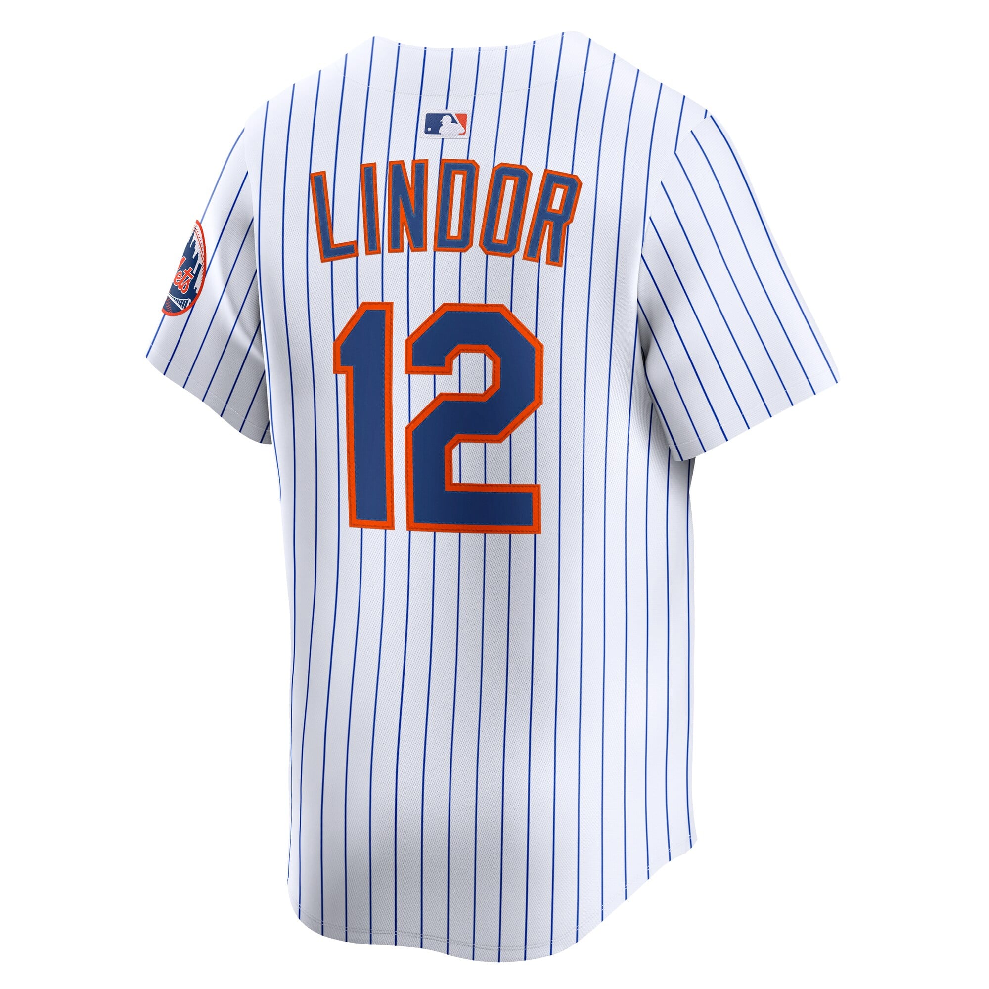 Francisco Lindor New York Mets Home Limited Jersey - White - Image 9