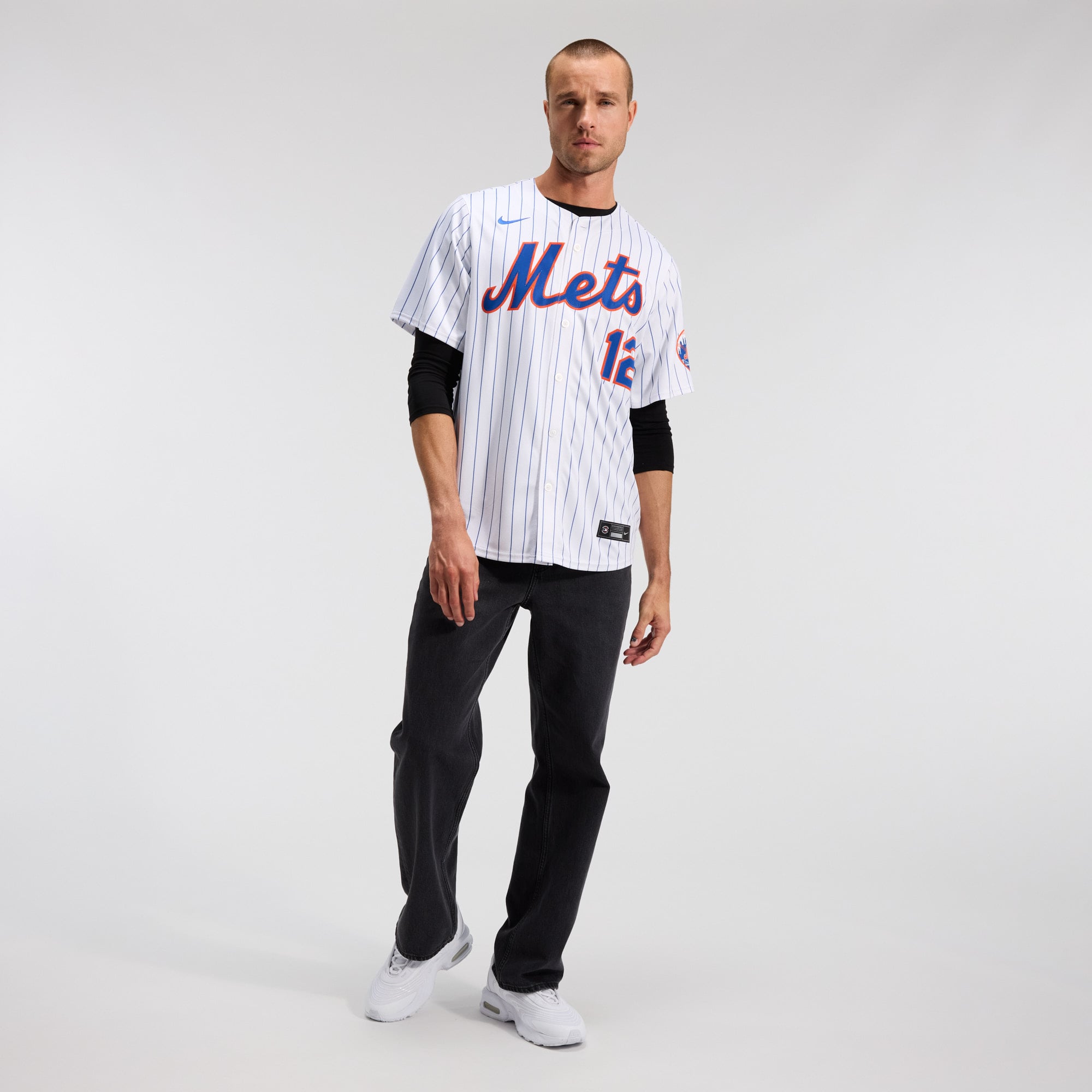 Francisco Lindor New York Mets Home Limited Jersey - White - Image 6