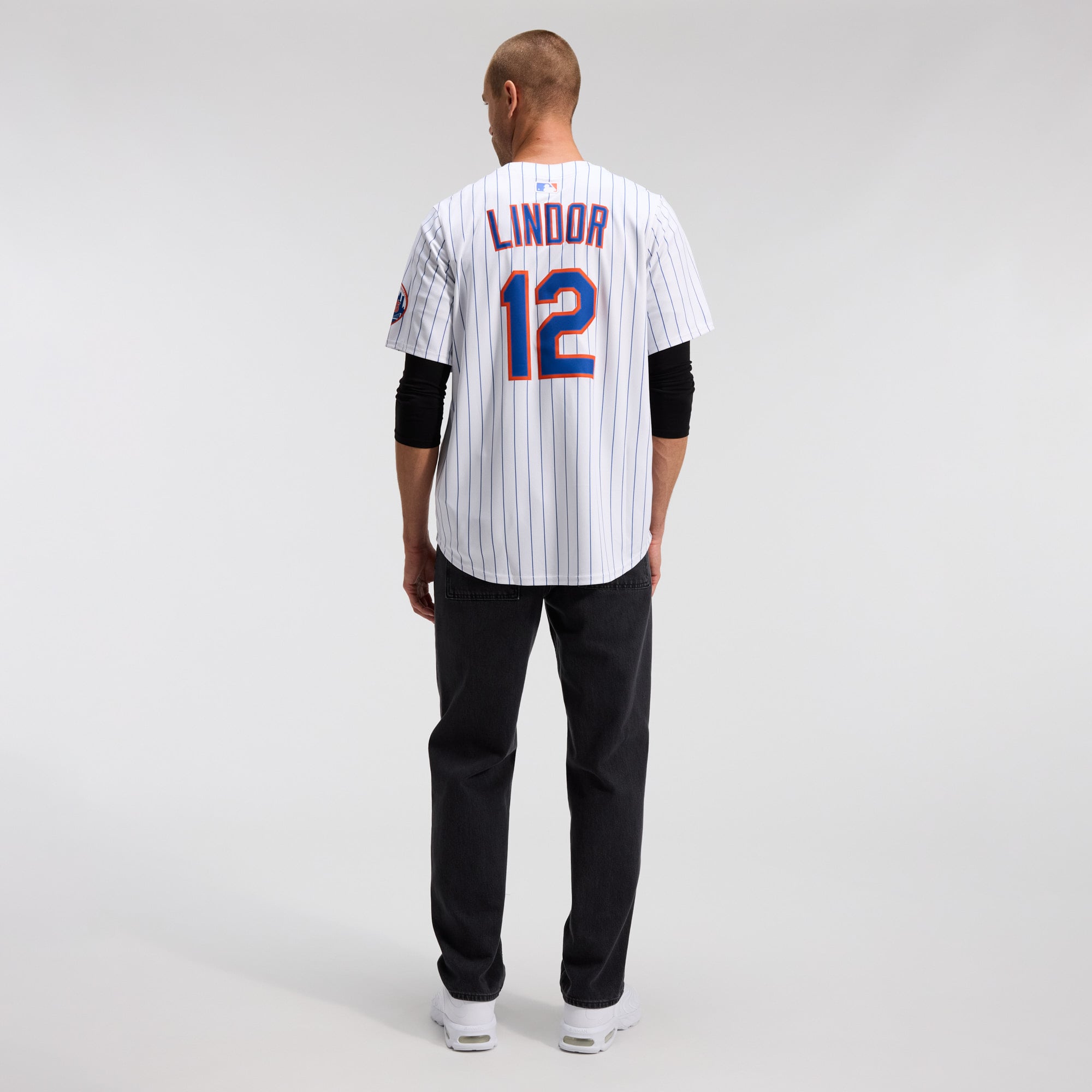 Francisco Lindor New York Mets Home Limited Jersey - White - Image 7