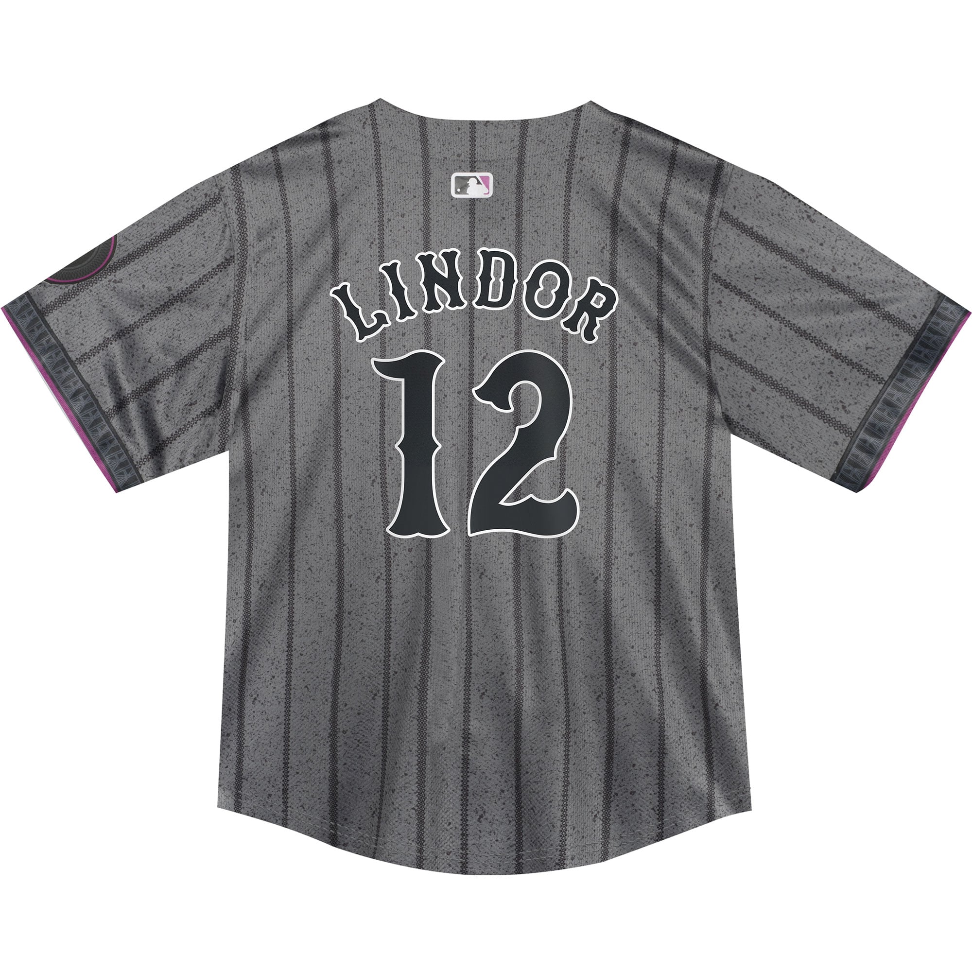 Francisco Lindor New York Mets Infant 2024 City Connect Limited Player Jersey - Graphite - Image 4
