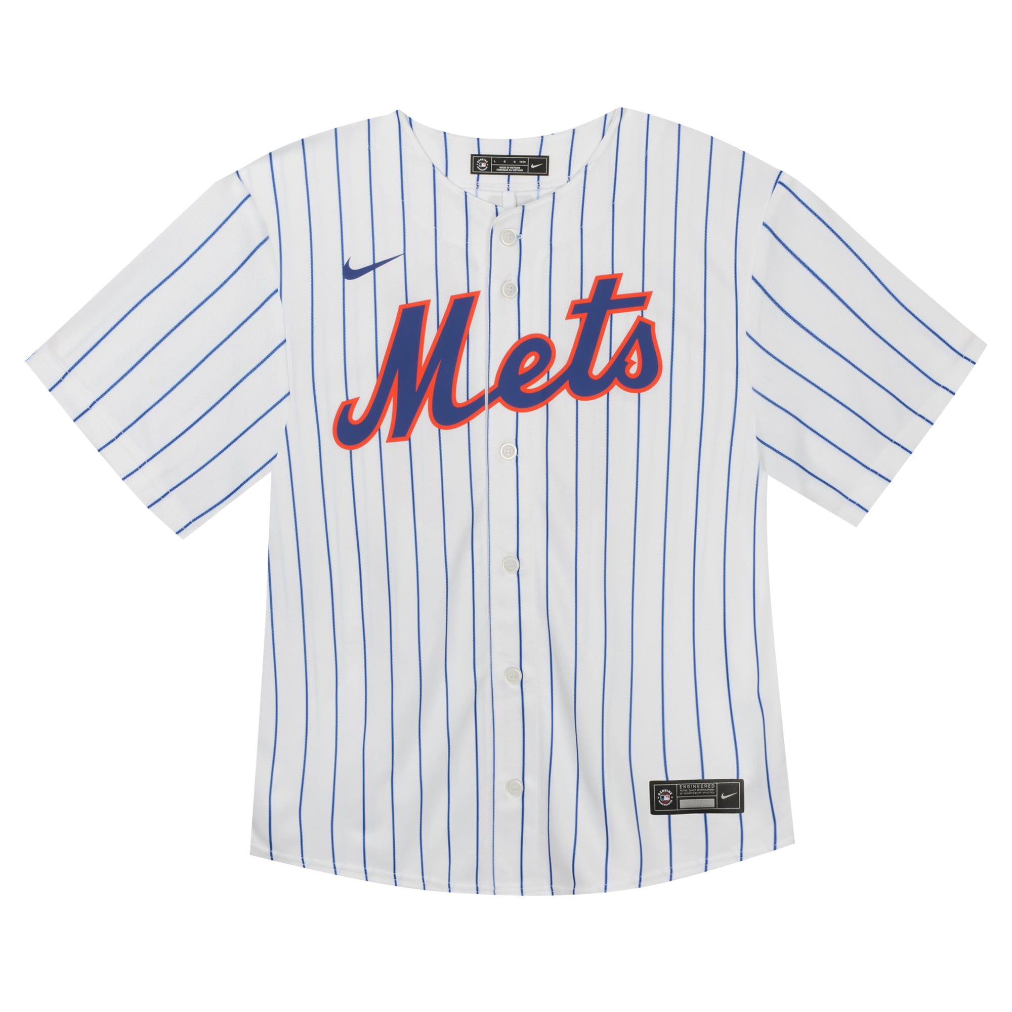 Francisco Lindor New York Mets Toddler Game Jersey - White - Image 3