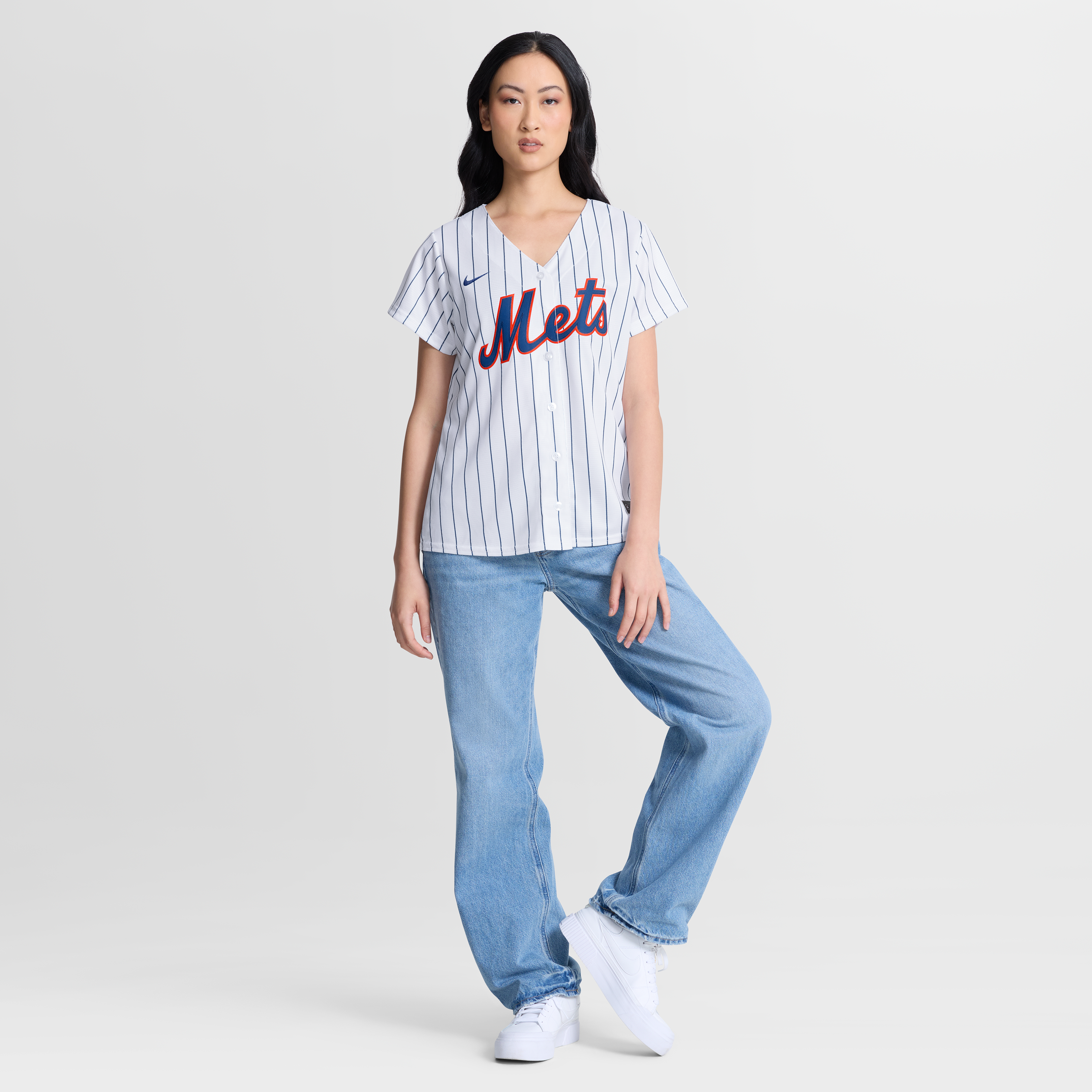 Francisco Lindor New York Mets Women's Alternate Jersey - White - Image 5