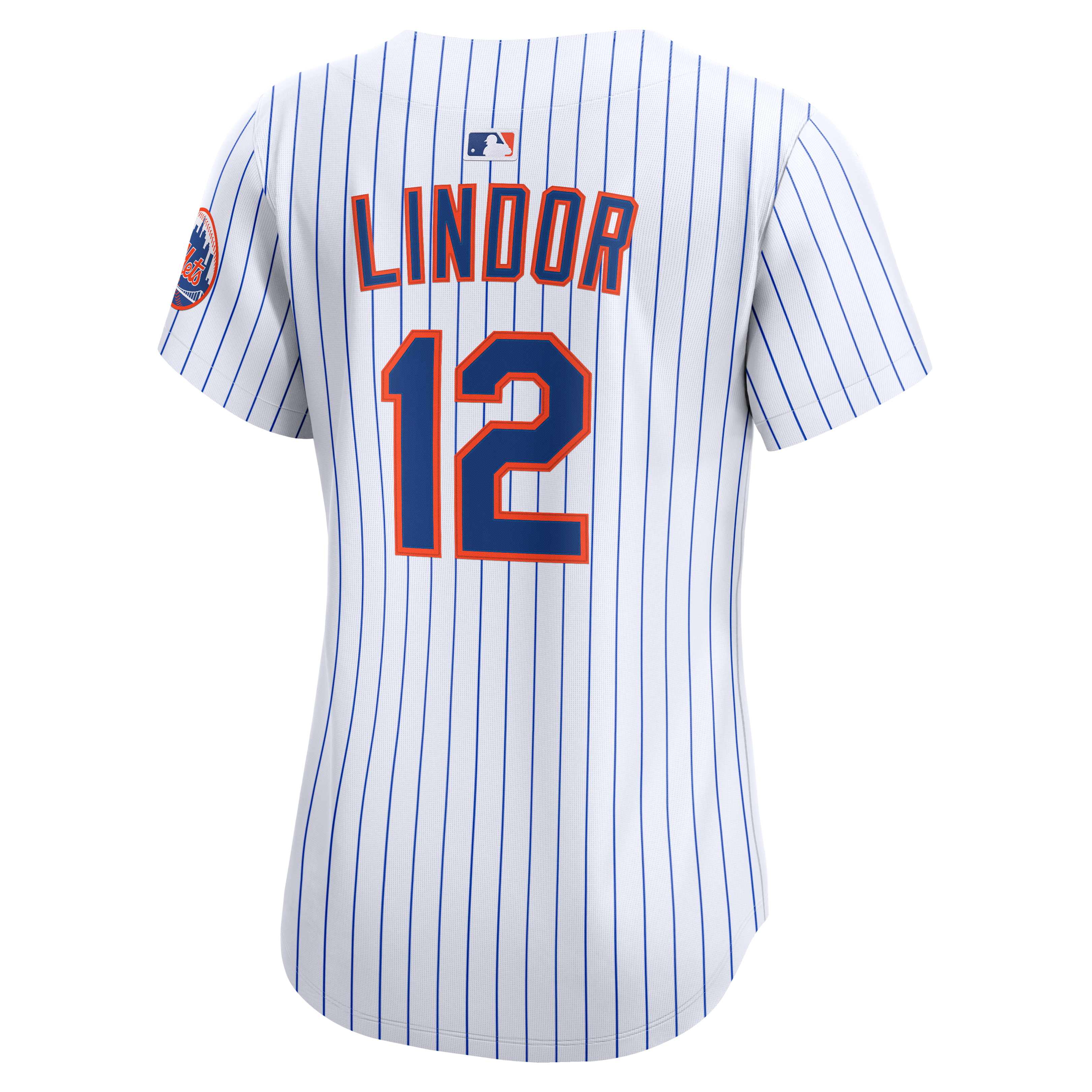 Francisco Lindor New York Mets Women's Home Limited Jersey - White - Image 3