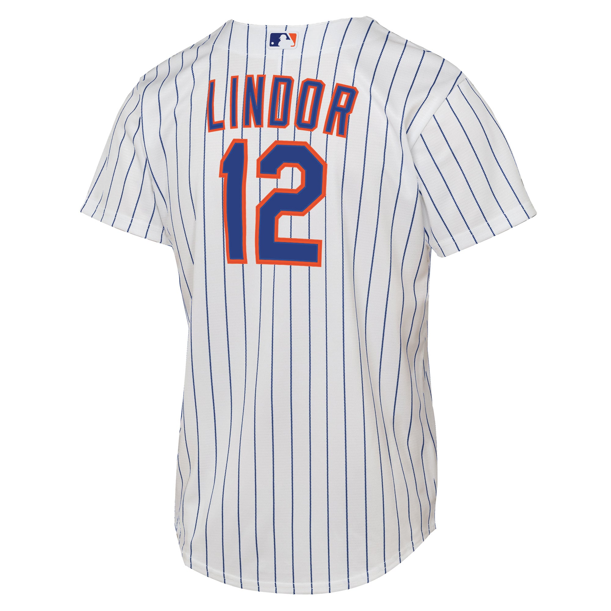 Francisco Lindor New York Mets Youth Home Player Jersey - White - Image 4