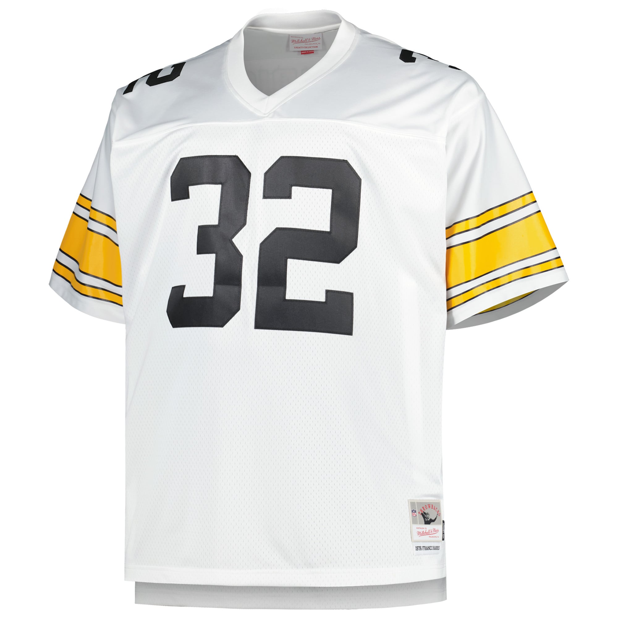 Franco Harris Pittsburgh Steelers Big & Tall 1976 Legacy Retired Player Jersey - White - Image 3