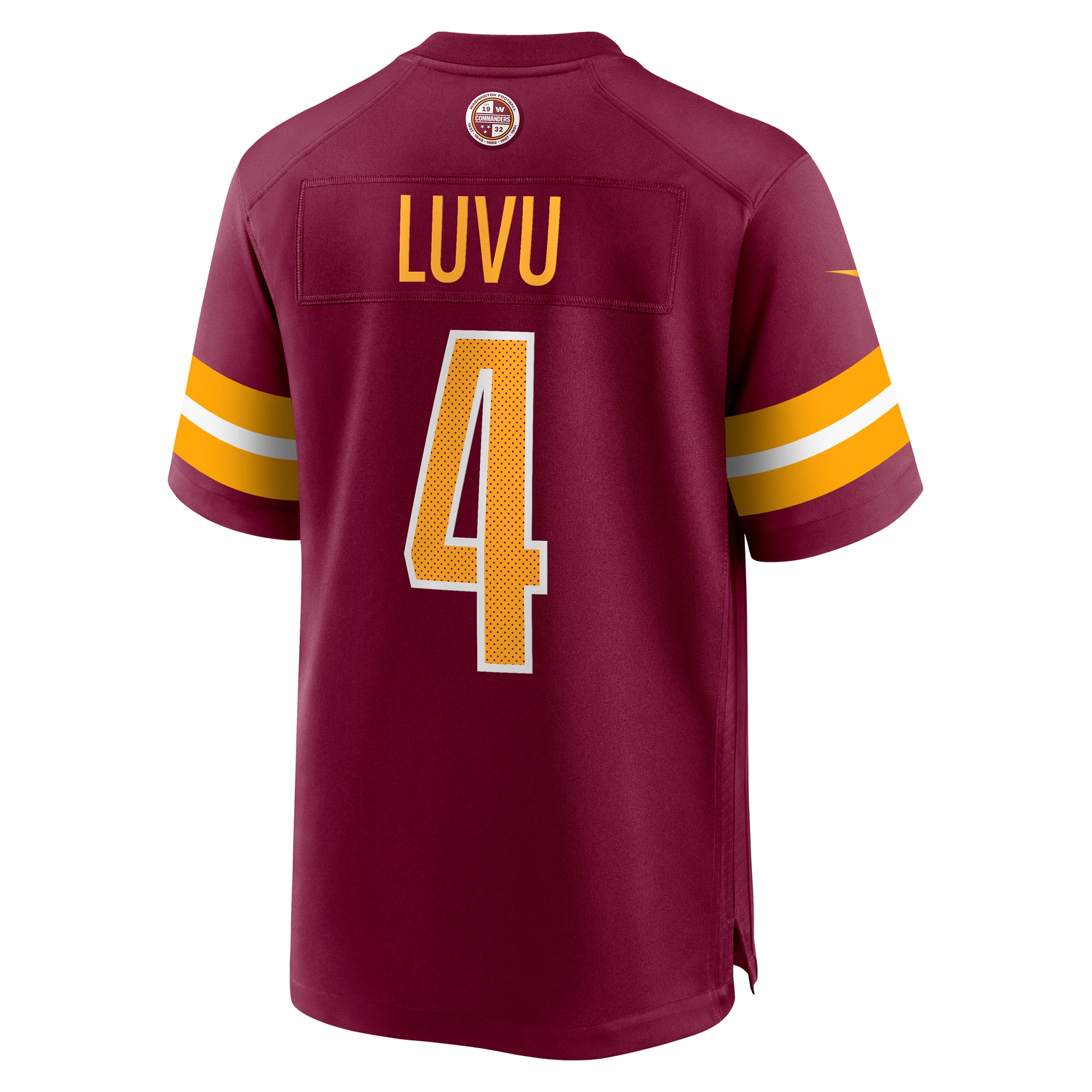 Frankie Luvu Washington Commanders Game Jersey - Burgundy - Image 4