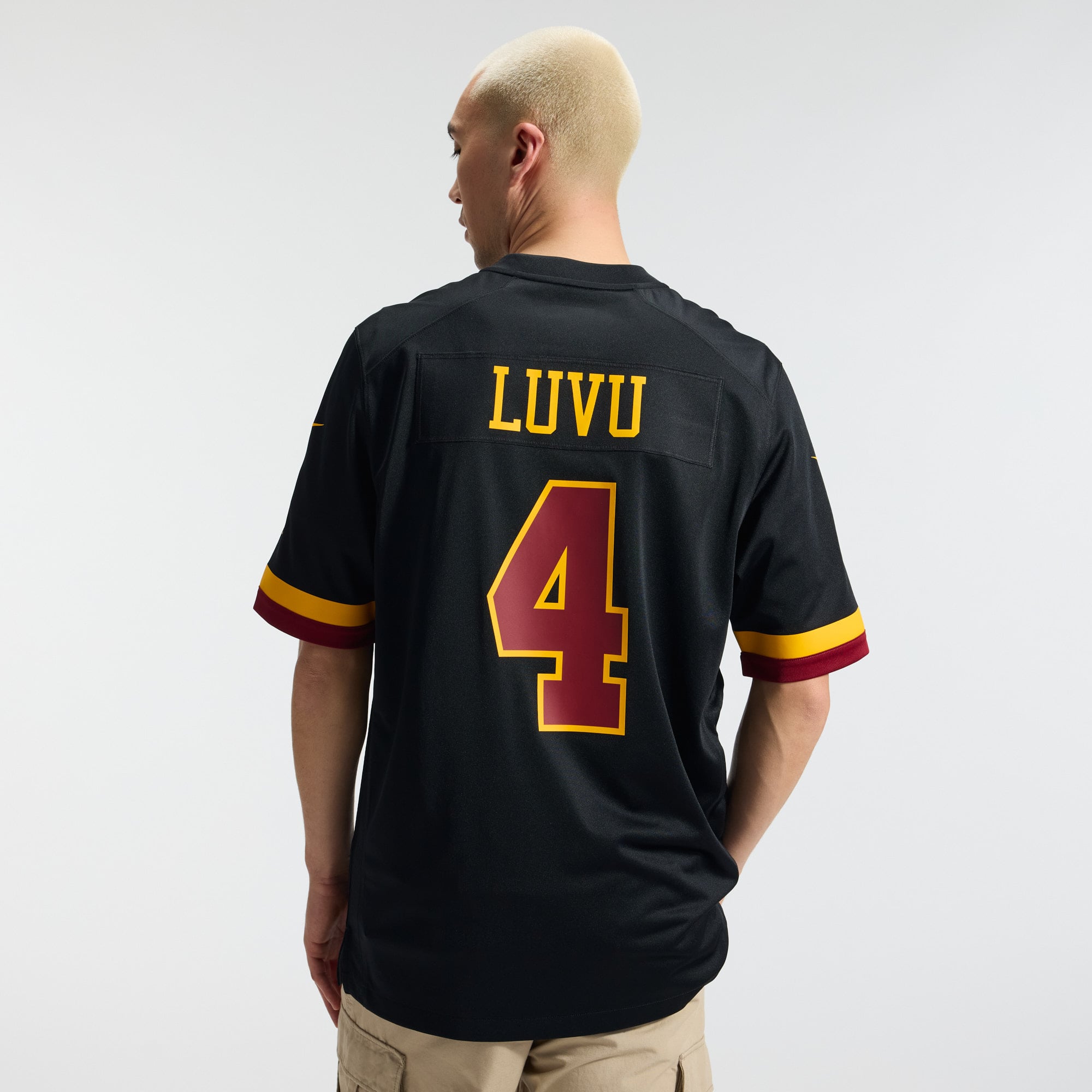 Frankie Luvu Washington Commanders Game Super Bowl Era Jersey - Black - Image 5