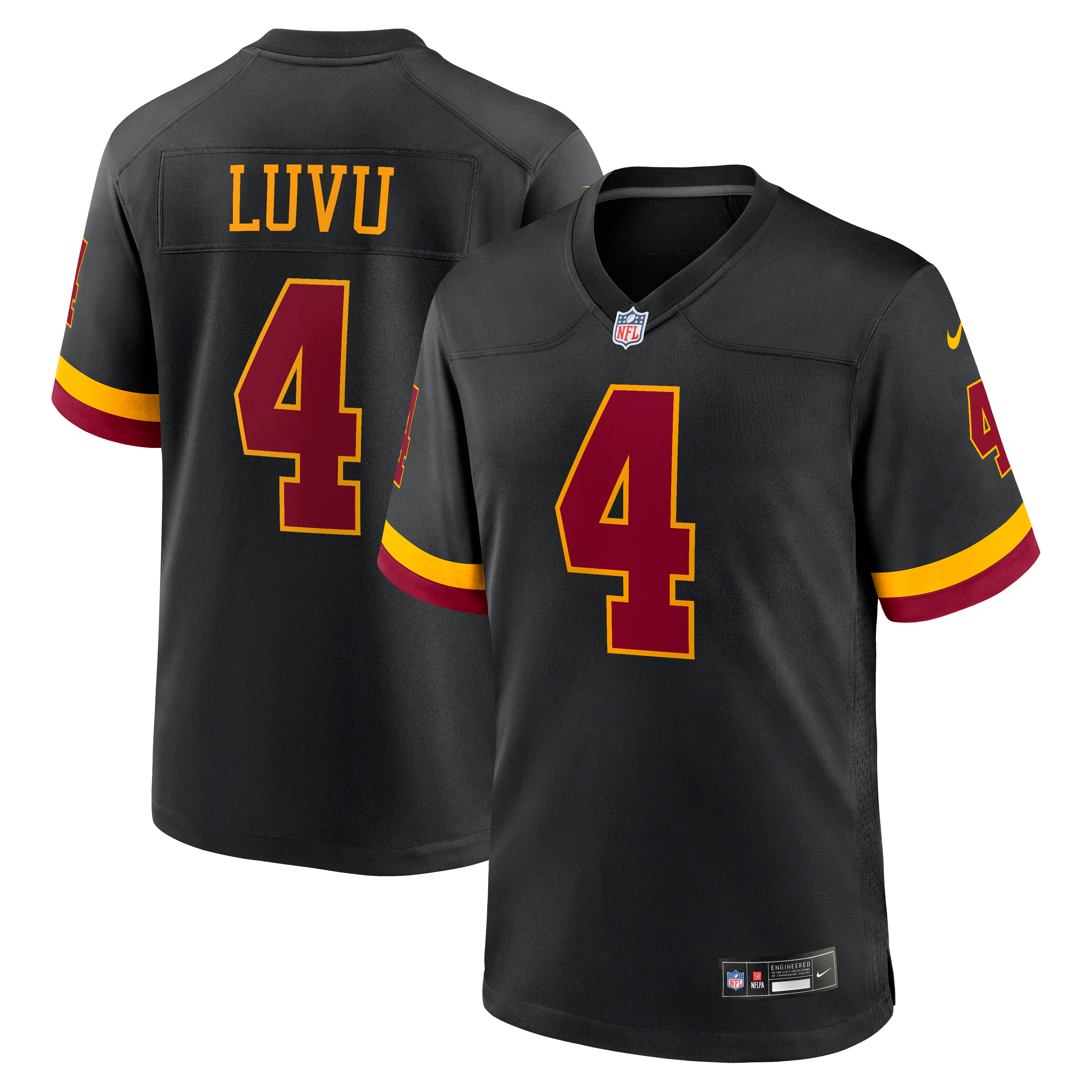 Frankie Luvu Washington Commanders Game Super Bowl Era Jersey - Black - Image 2