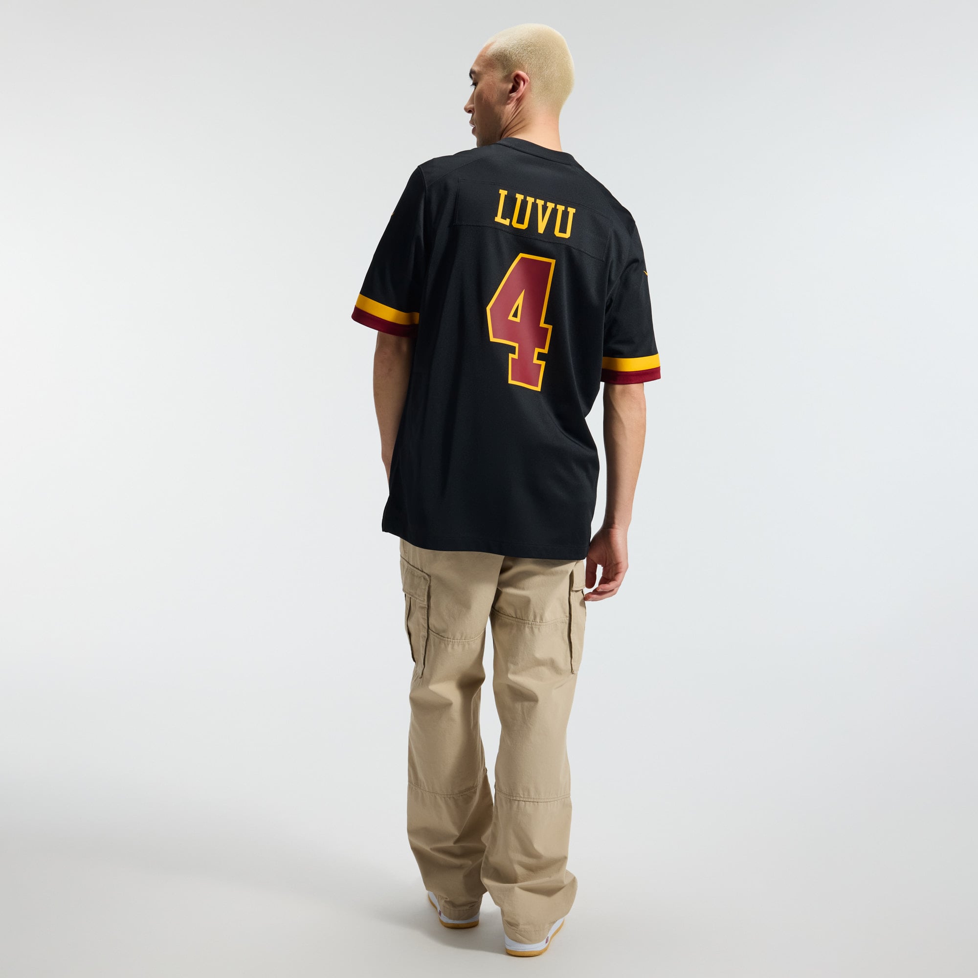 Frankie Luvu Washington Commanders Game Super Bowl Era Jersey - Black - Image 7