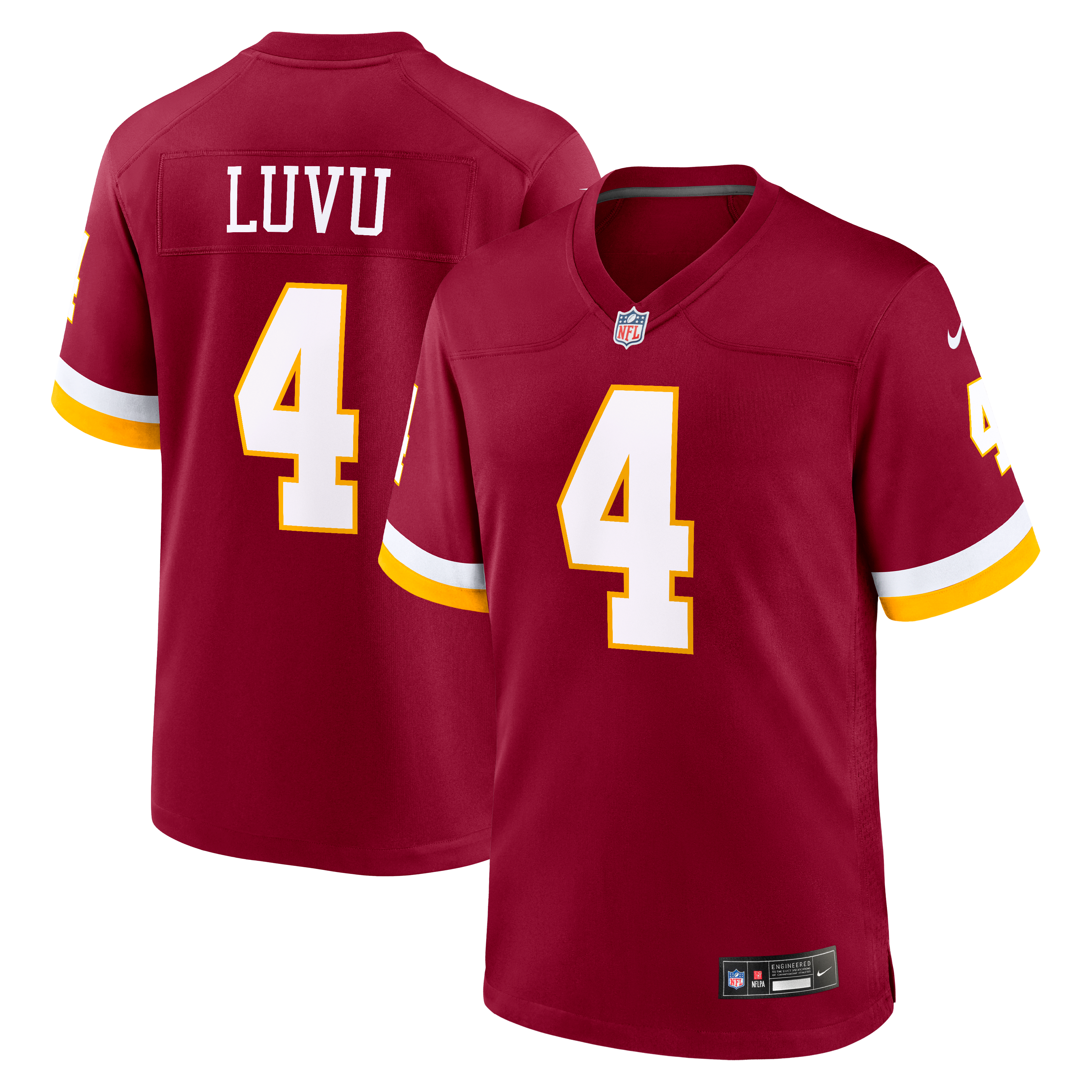 Frankie Luvu Washington Commanders Game Super Bowl Era Jersey - Burgundy - Image 2