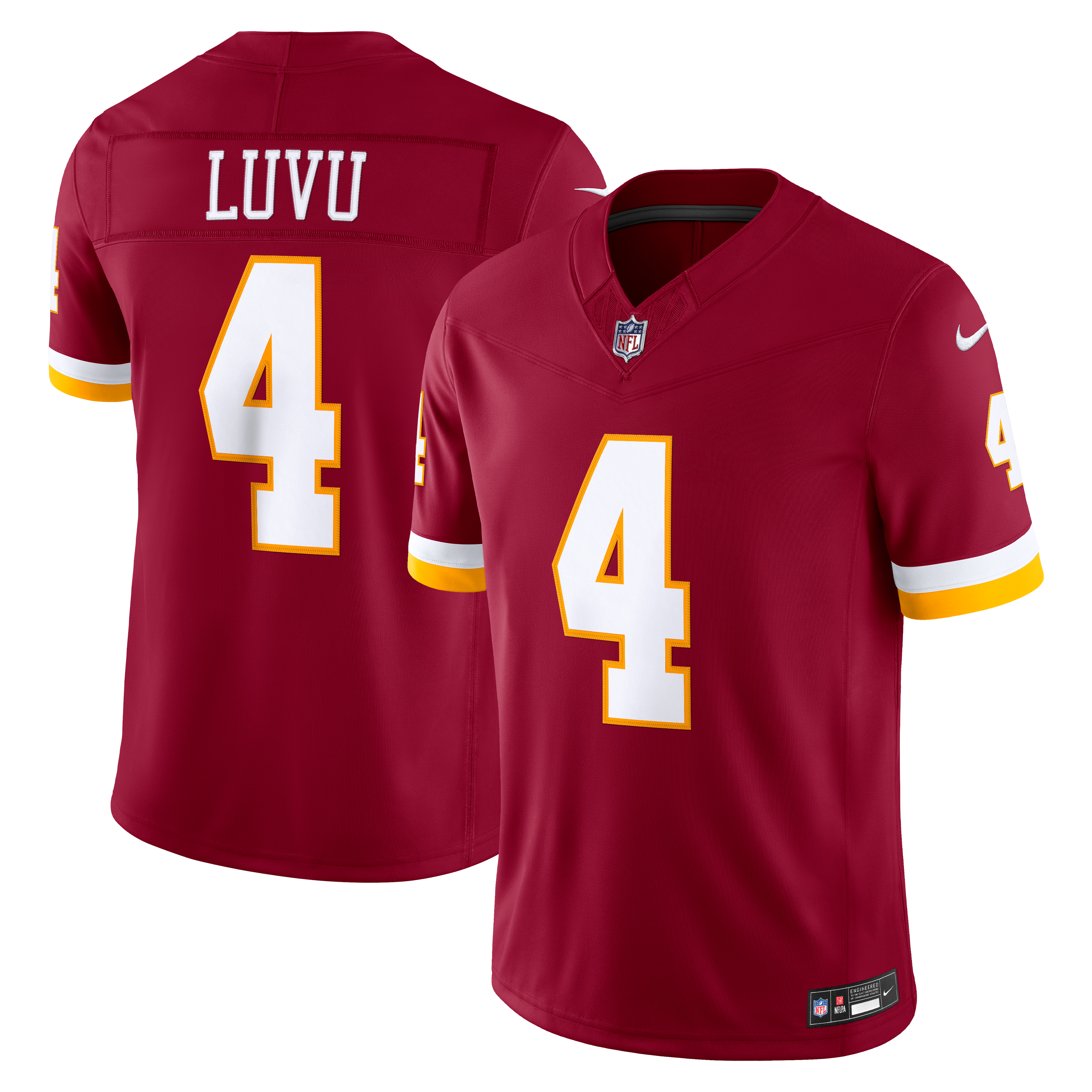 Frankie Luvu Washington Commanders Team Vapor F.U.S.E. Stitched Limited Jersey - Burgundy