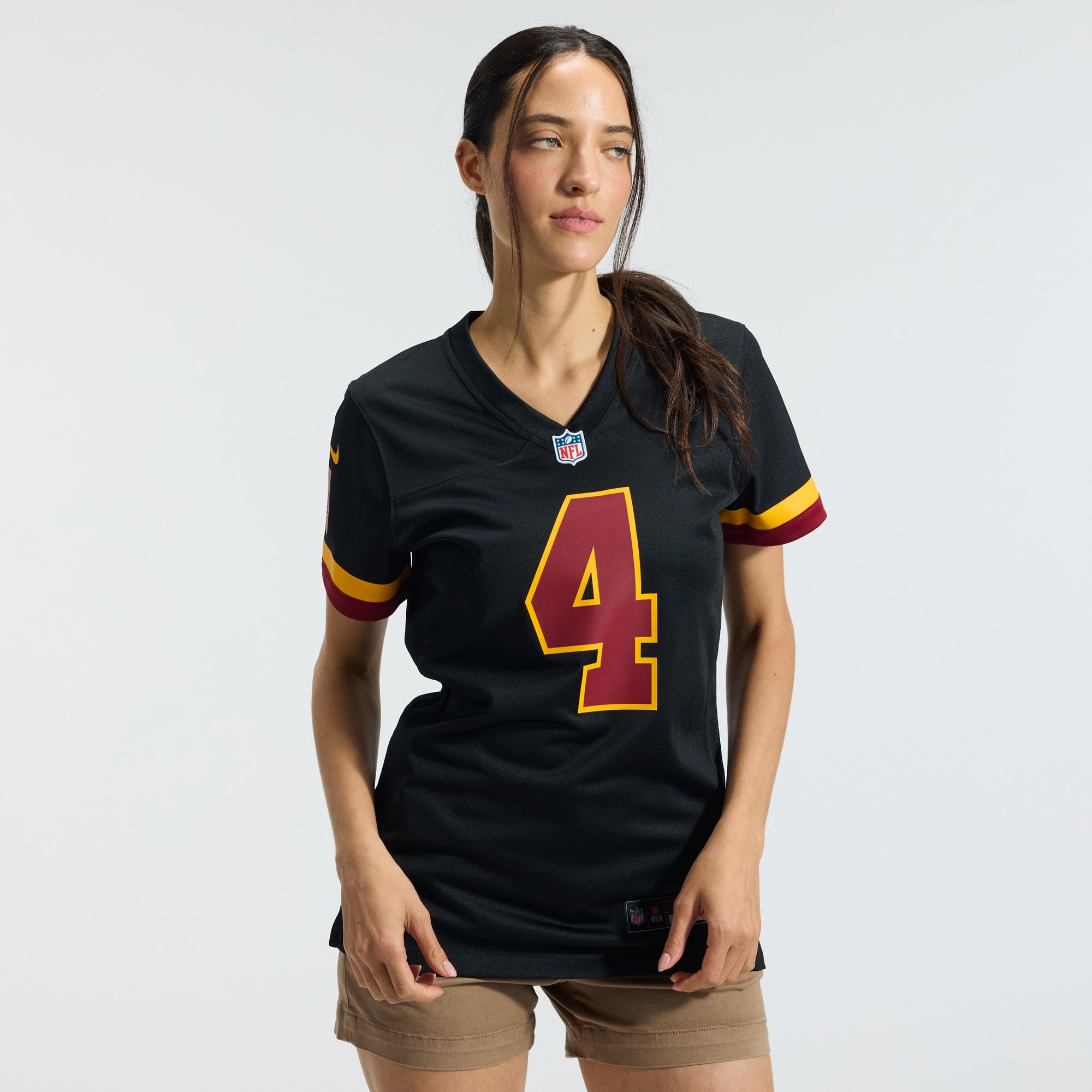 Frankie Luvu Washington Commanders Women's Game Super Bowl Era Jersey - Black - Image 4