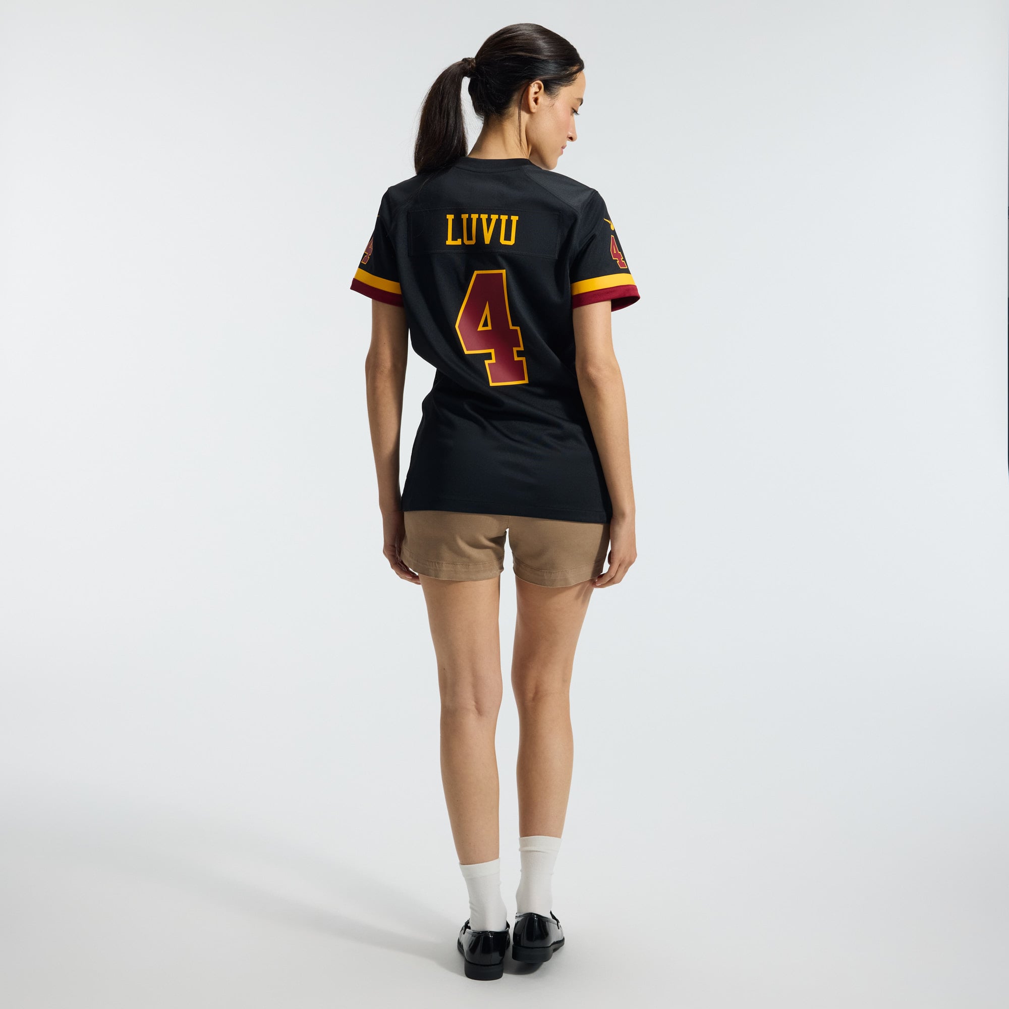 Frankie Luvu Washington Commanders Women's Hail Raiser Alternate Game Jersey - Black - Image 7