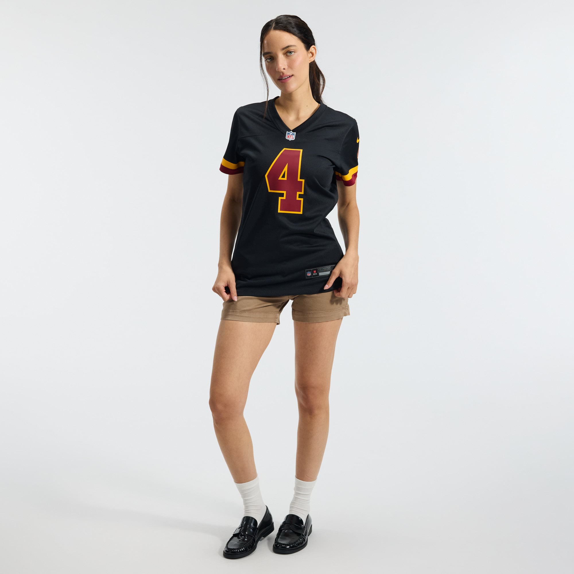 Frankie Luvu Washington Commanders Women's Hail Raiser Alternate Game Jersey - Black - Image 6