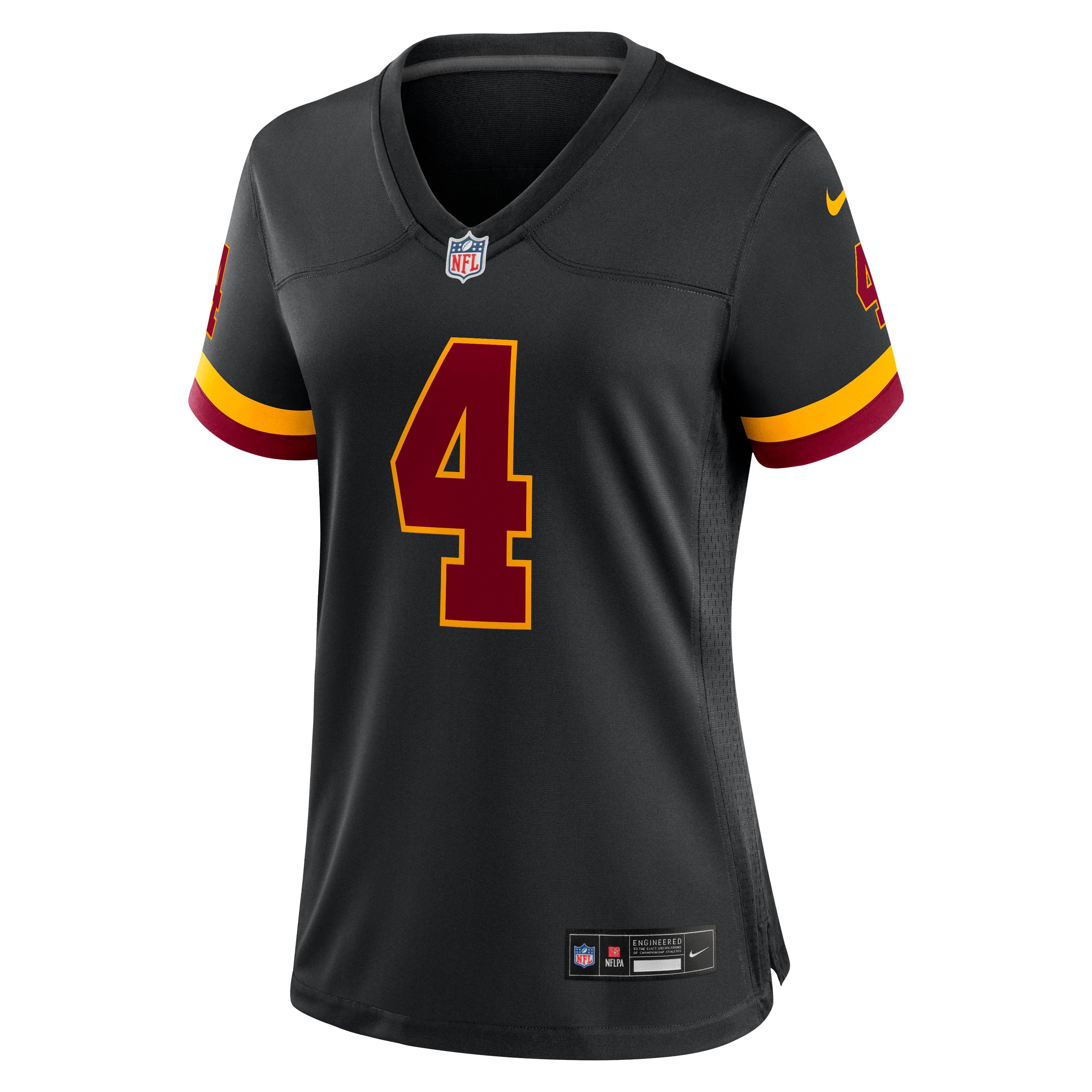 Frankie Luvu Washington Commanders Women's Hail Raiser Alternate Game Jersey - Black - Image 8