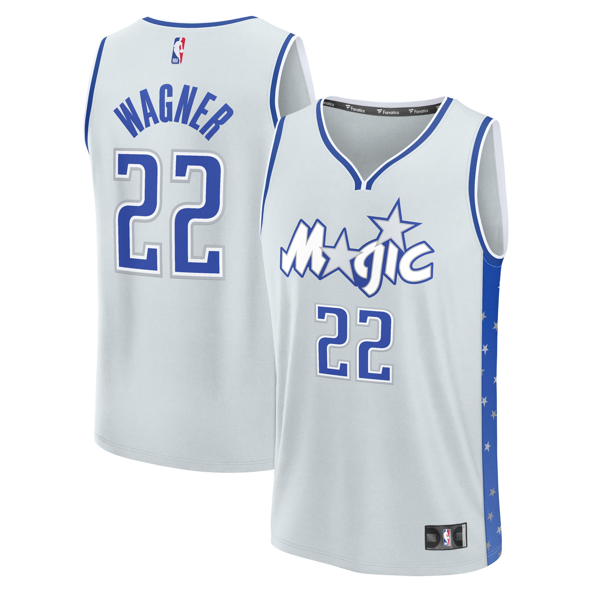 Franz Wagner Orlando Magic Youth 2025/26 City Edition Fast Break Jersey - Silver - Image 2