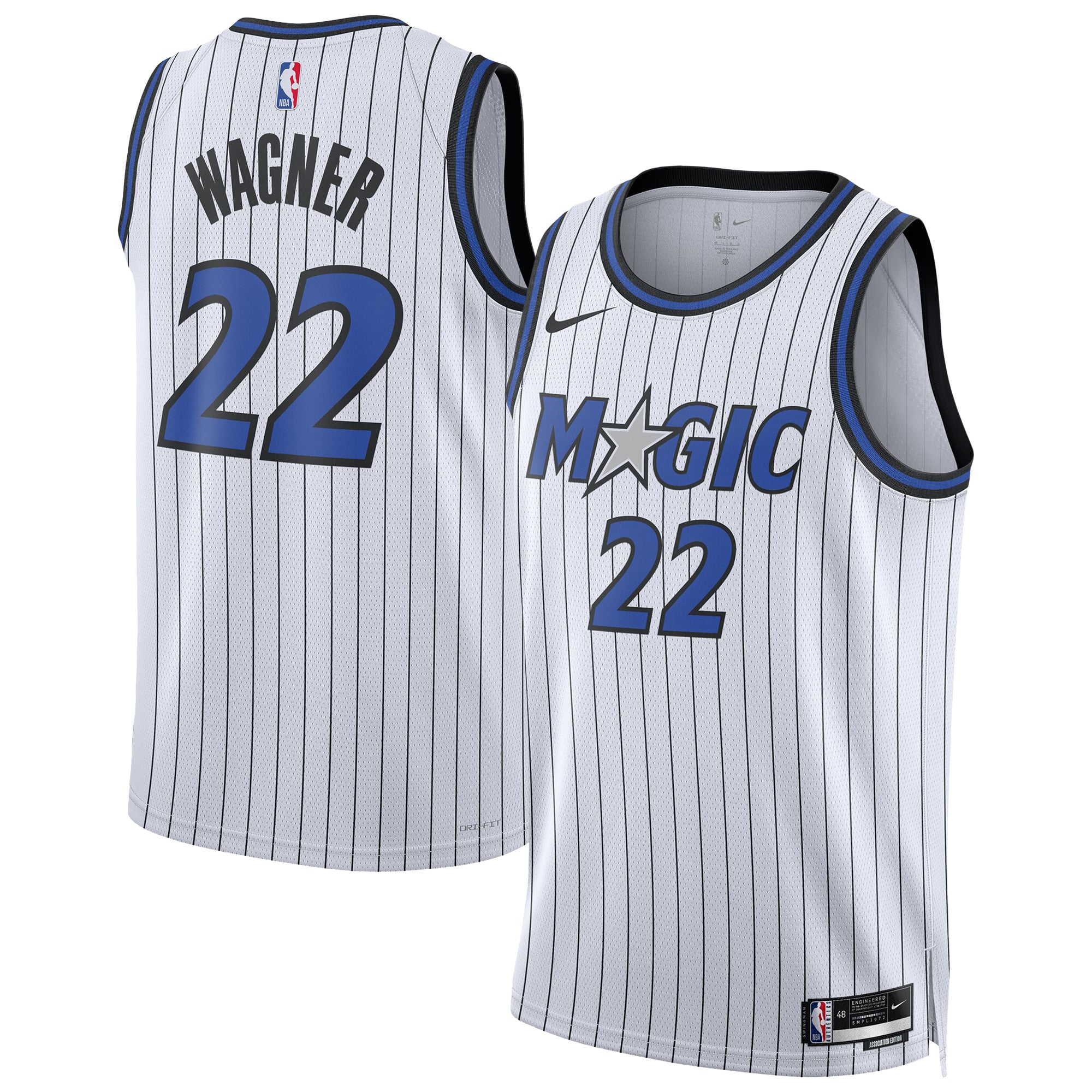 Franz Wagner Orlando Magic Unisex Swingman Player Jersey - Association Edition - White - Image 2