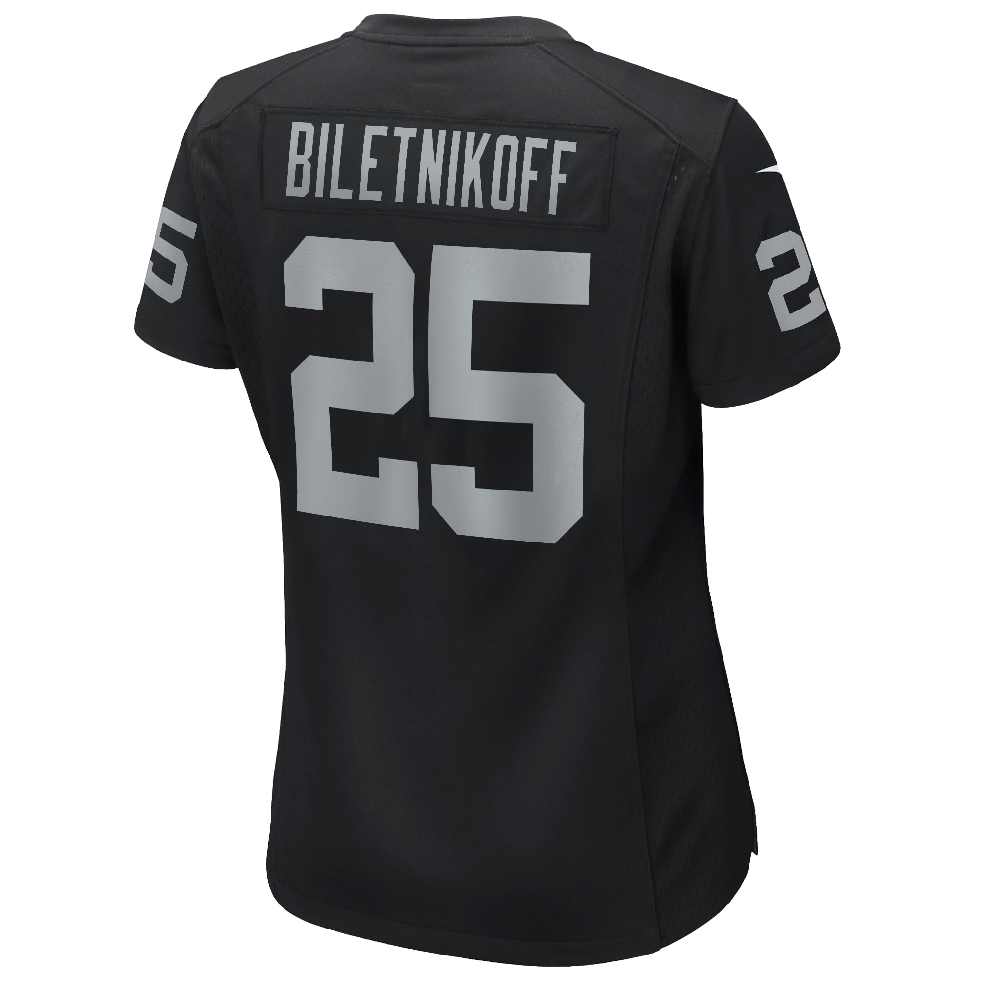 Fred Biletnikoff Las Vegas Raiders Women's Game Retired Player Jersey - Black - Image 4