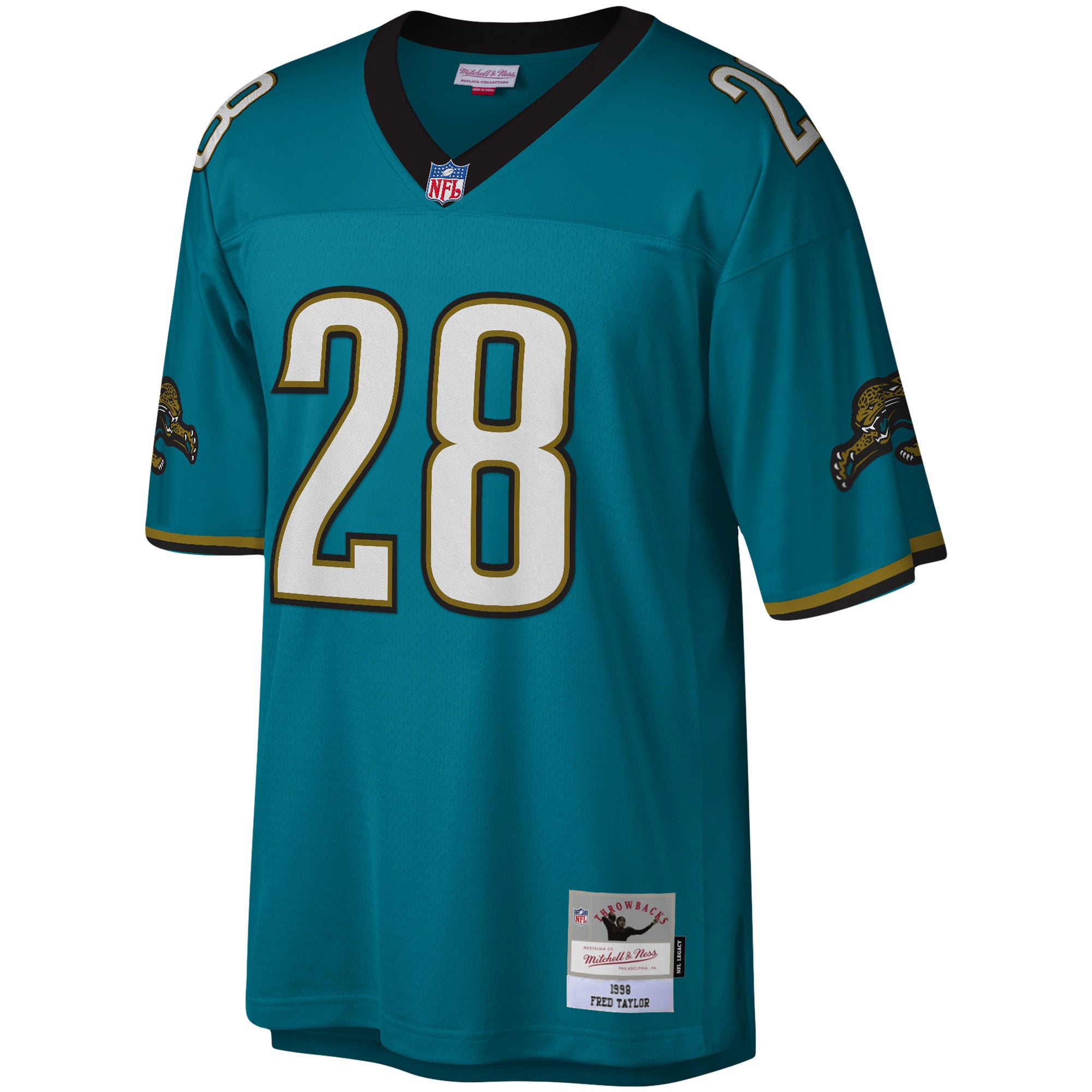 Fred Taylor Jacksonville Jaguars Legacy Jersey - Teal - Image 3