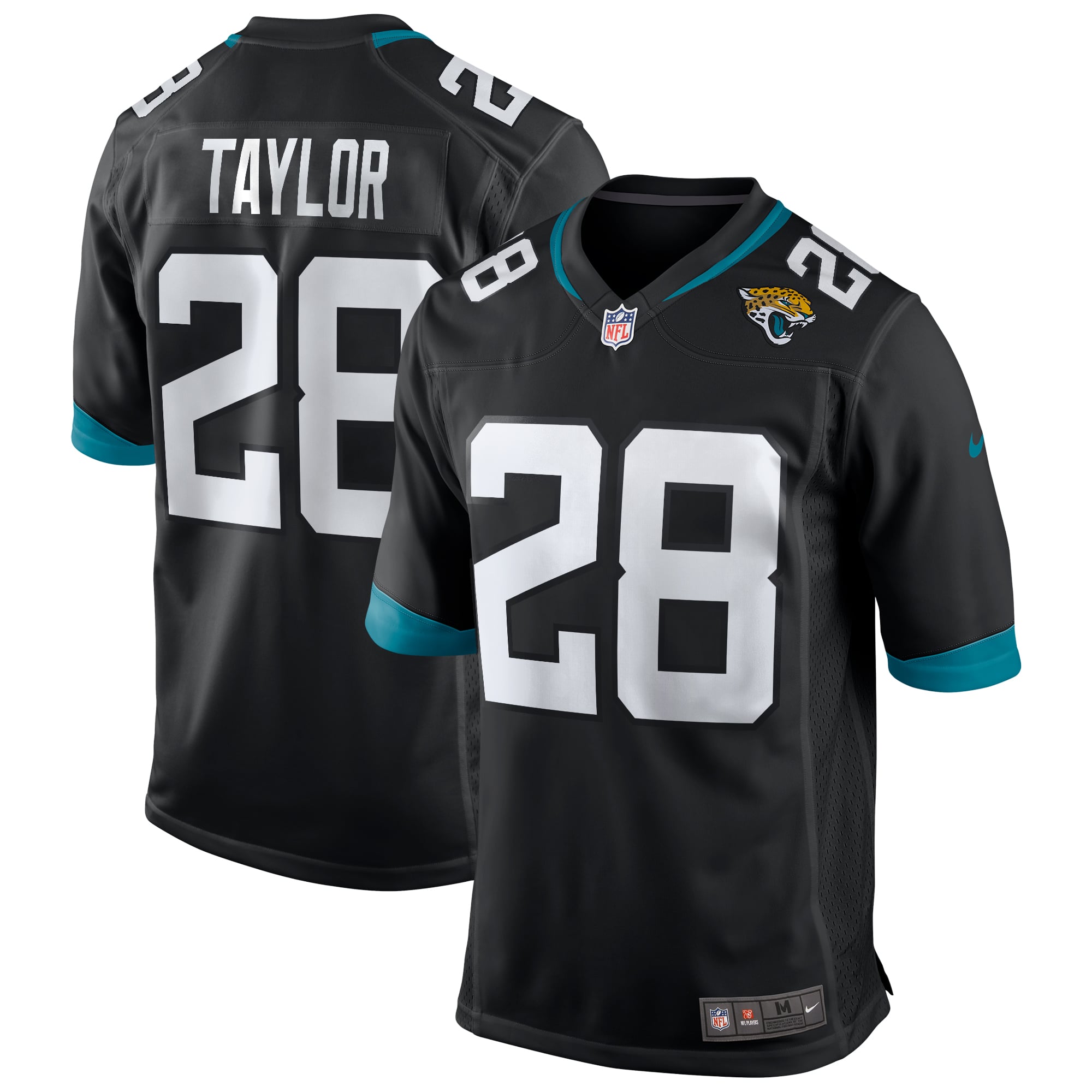 Fred Taylor Jacksonville Jaguars Retired Player Alternate Game Jersey - Black - Image 2