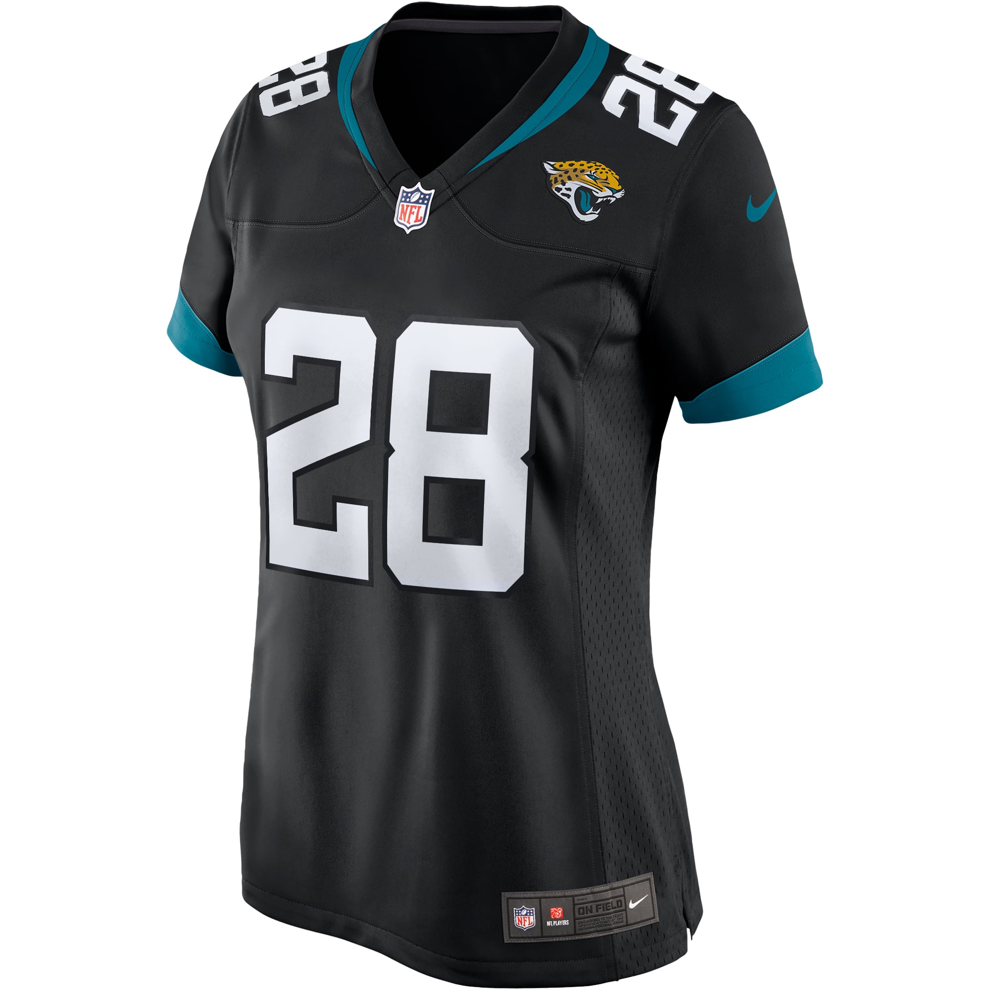 Fred Taylor Jacksonville Jaguars Women's Game Retired Player Jersey - Black - Image 3