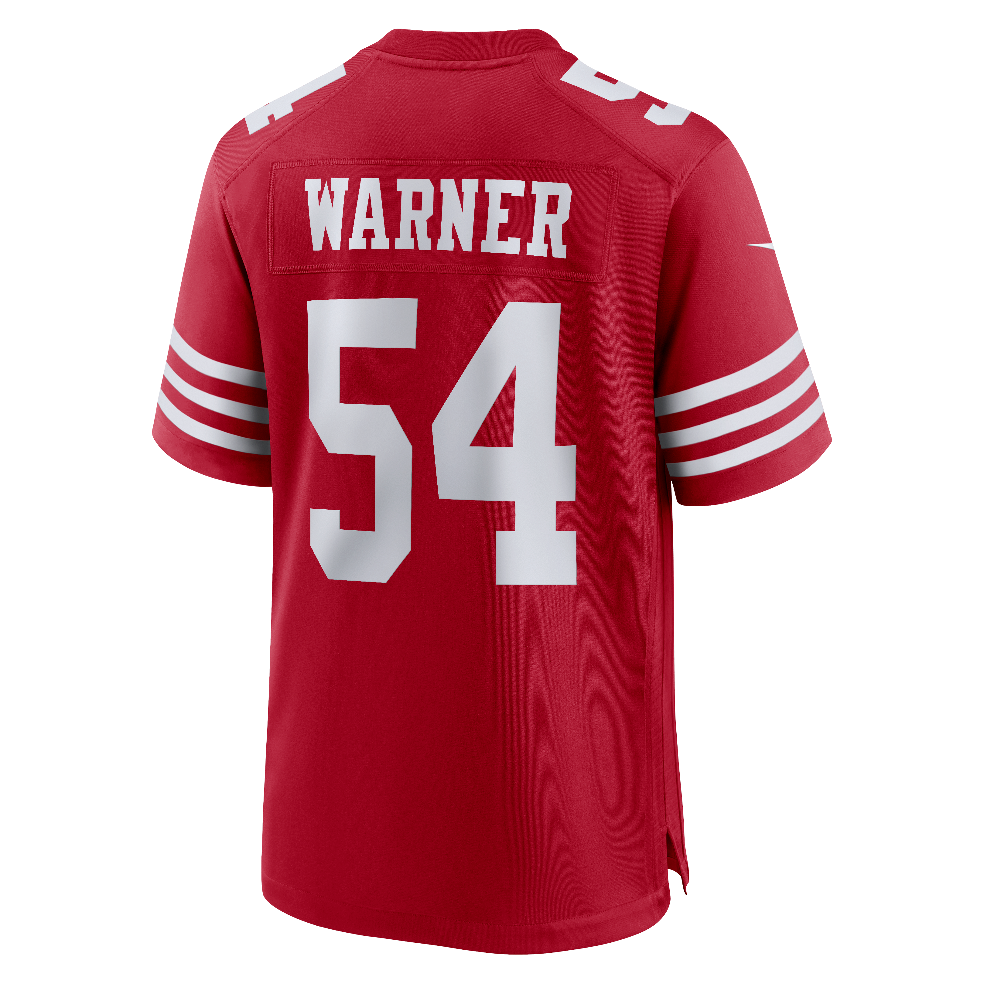 Fred Warner San Francisco 49ers 80th Anniversary Game Jersey - Scarlet - Image 8