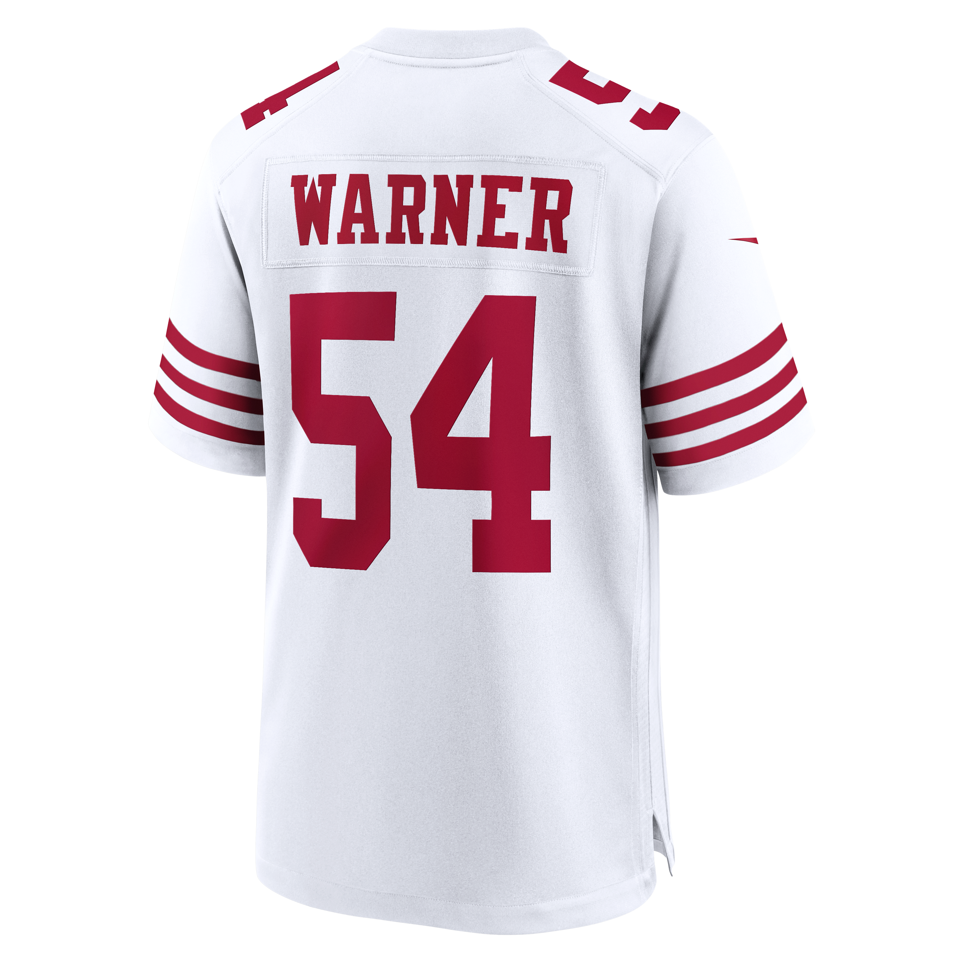 Fred Warner San Francisco 49ers 80th Anniversary Game Jersey - White - Image 4