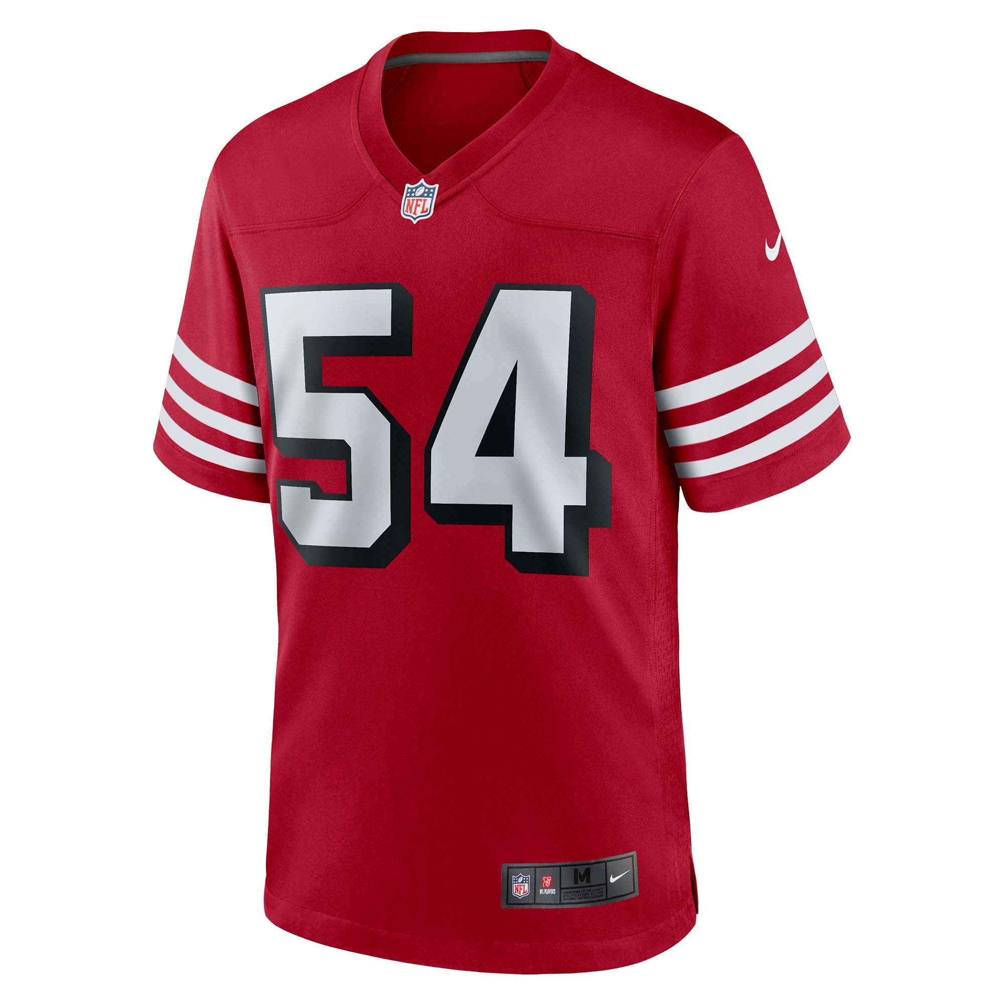 Fred Warner San Francisco 49ers Alternate Game Jersey - Scarlet - Image 3