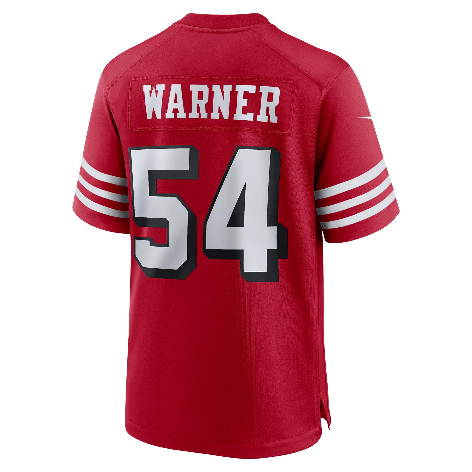 Fred Warner San Francisco 49ers Alternate Game Jersey - Scarlet - Image 4