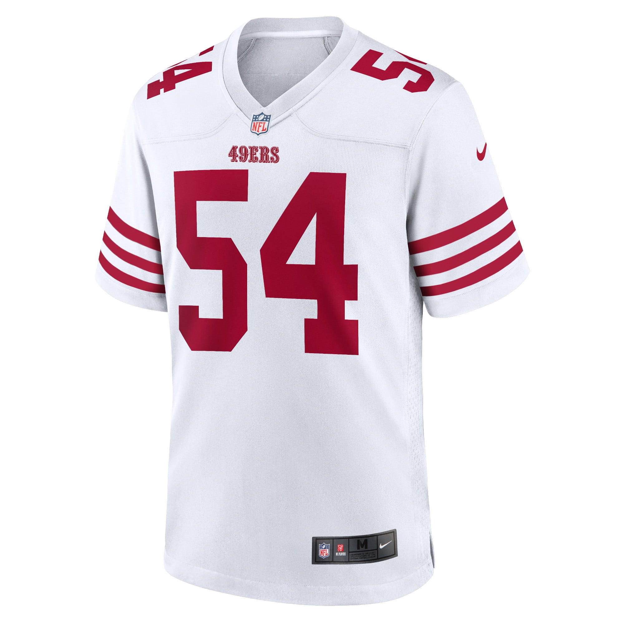 Fred Warner San Francisco 49ers Player Game Jersey - White - Image 3