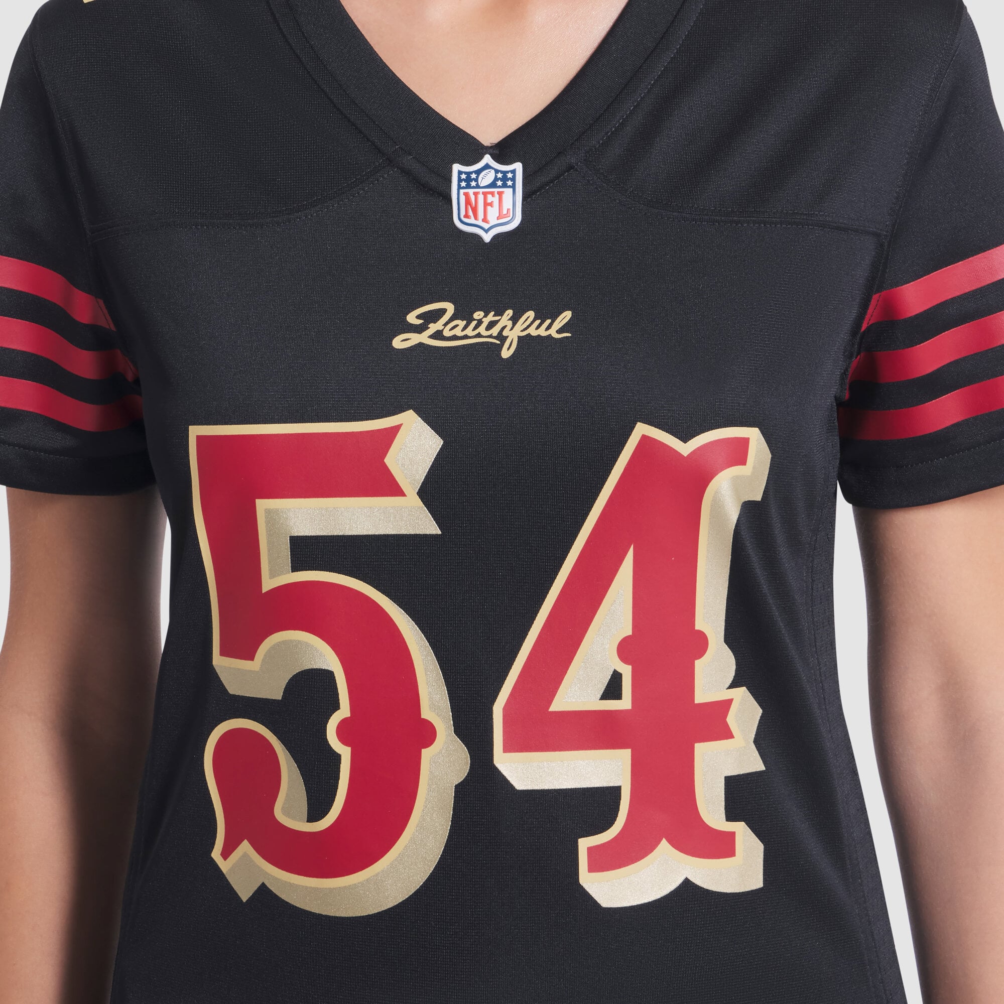 Fred Warner San Francisco 49ers Women's 2025 Rivalries Collection Game Jersey - Black - Image 6