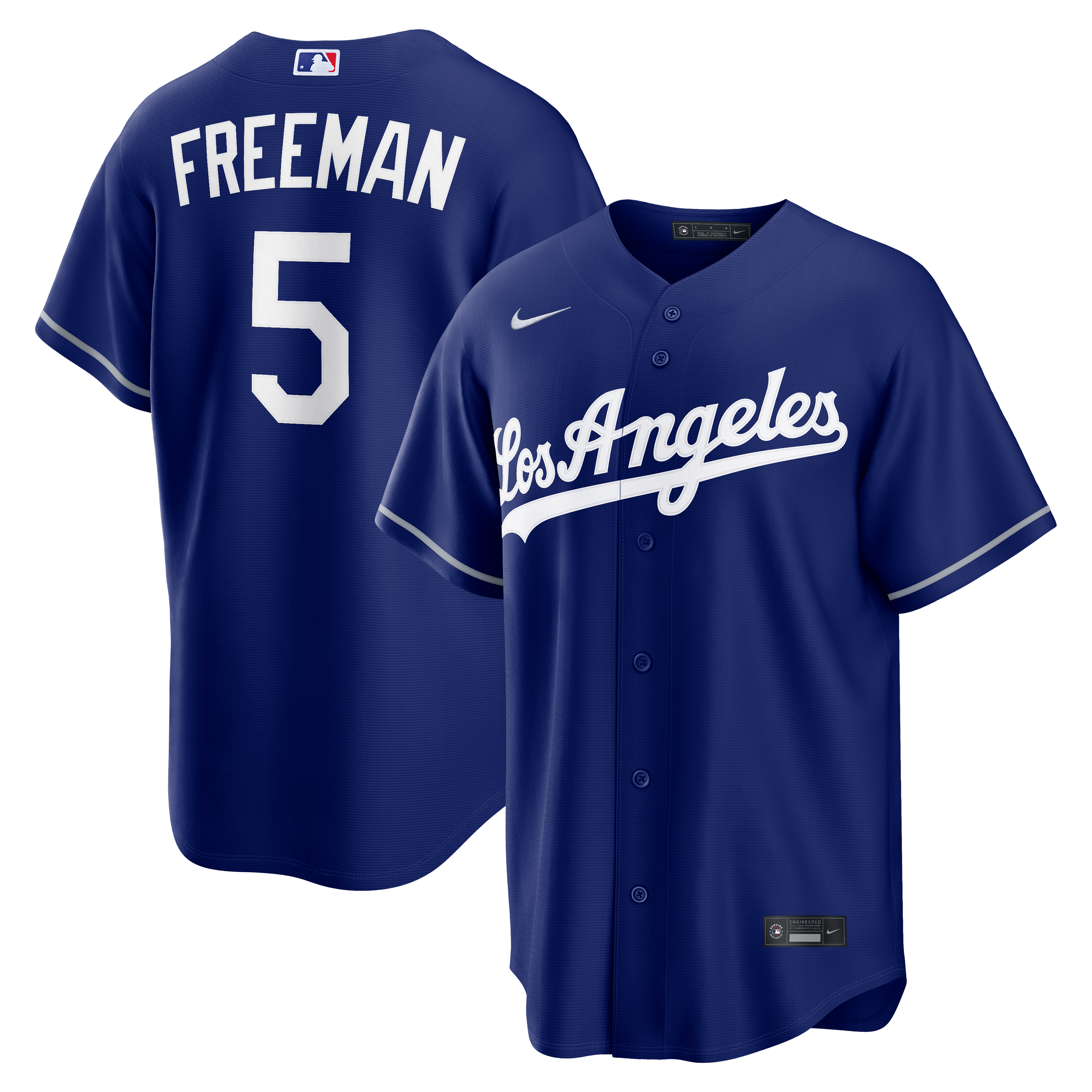 Freddie Freeman Los Angeles Dodgers Alternate Jersey - Royal - Deep Royal