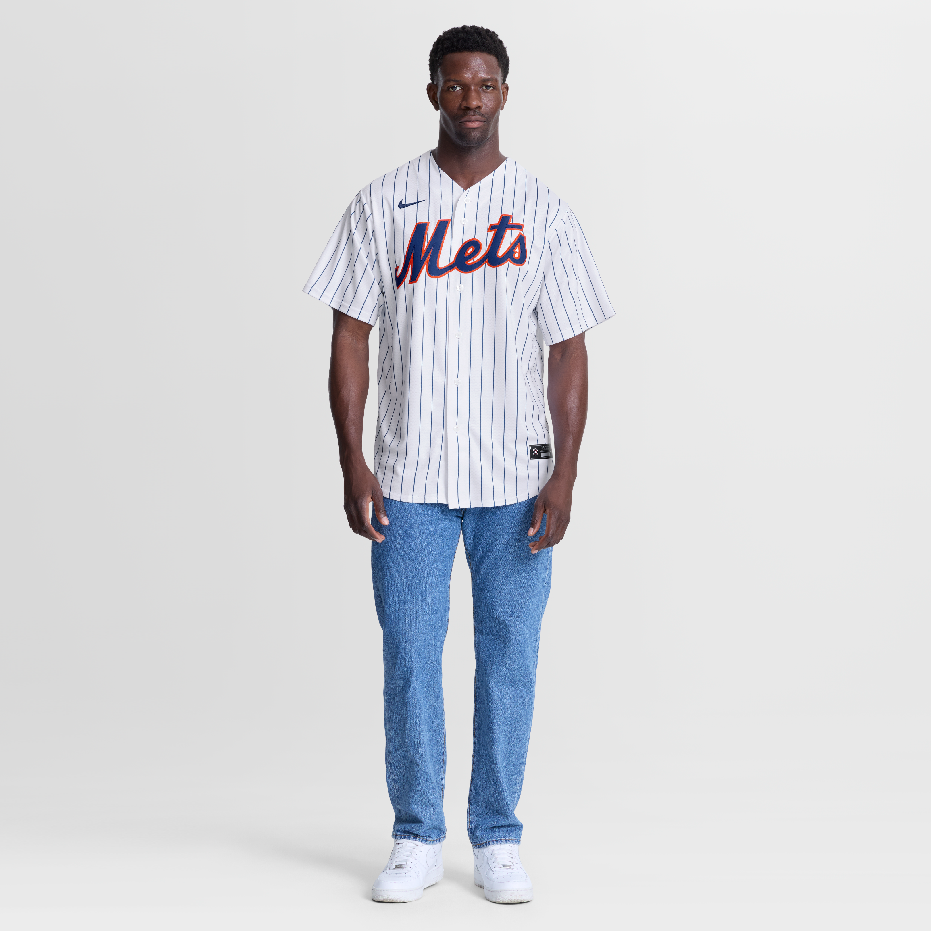Freddy Peralta New York Mets Home Jersey - White - Image 5