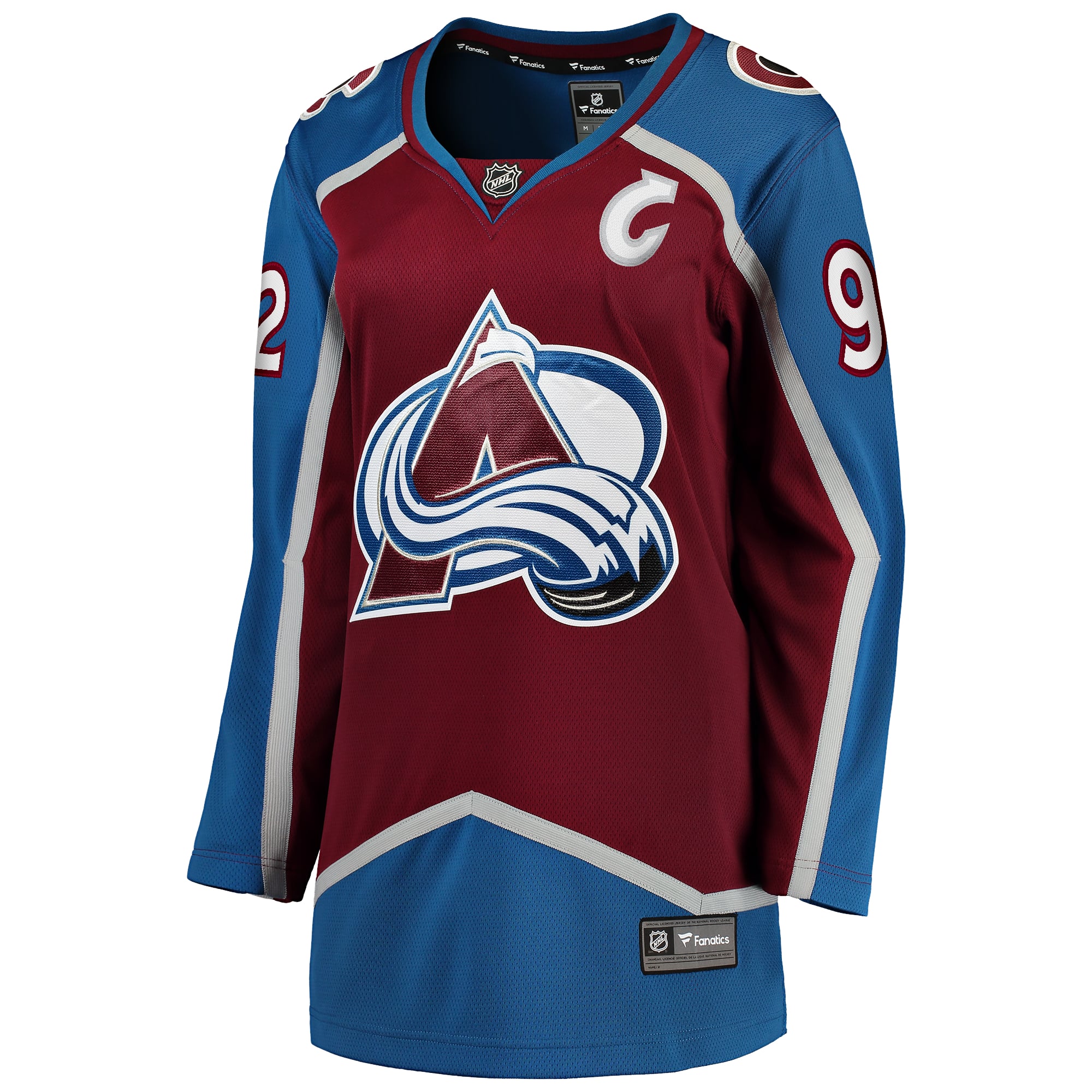 Gabriel Landeskog Colorado Avalanche Women's Captain Patch Home Breakaway Player Jersey - Burgundy - Image 3