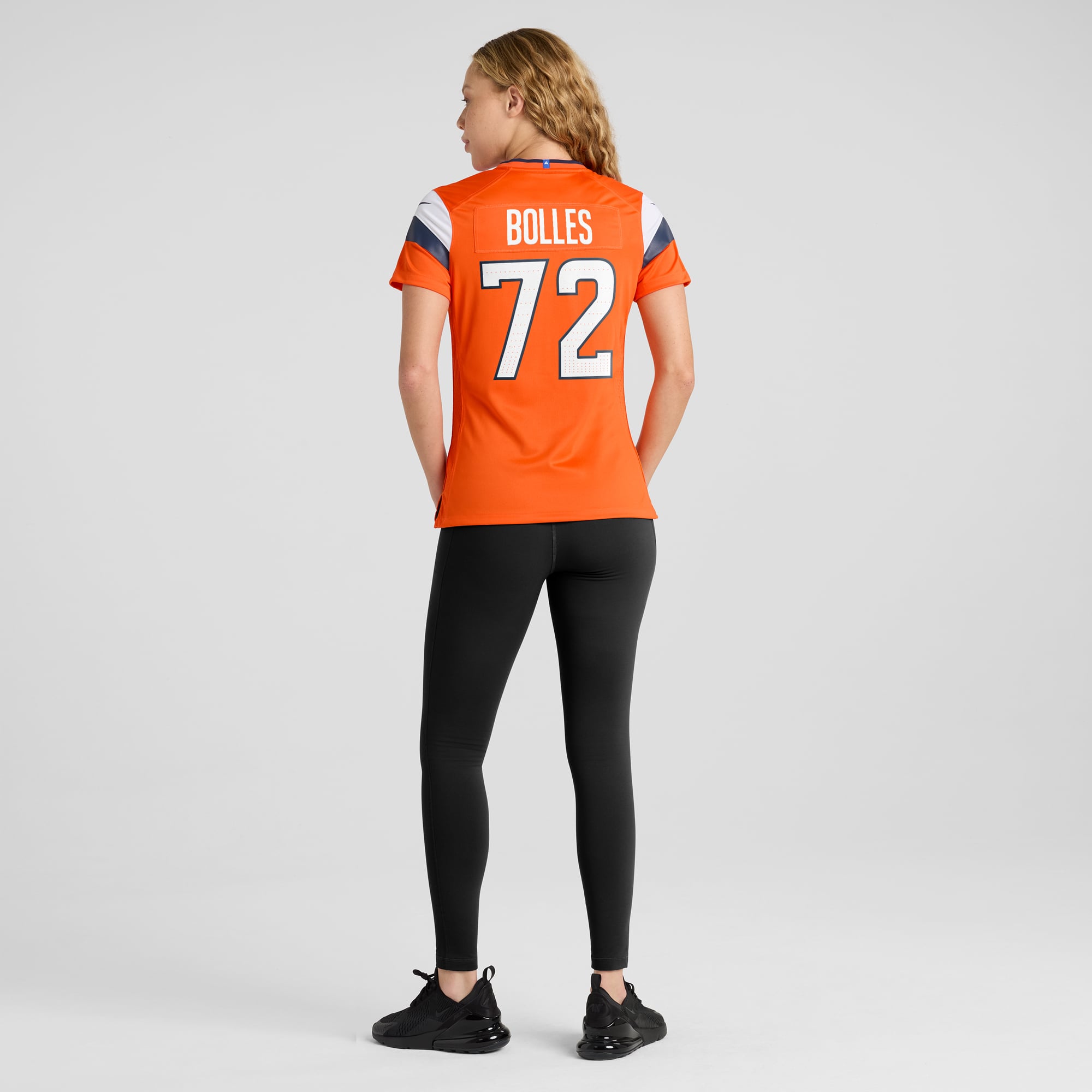 Garett Bolles Denver Broncos Women's Team Game Jersey - Orange - Image 6