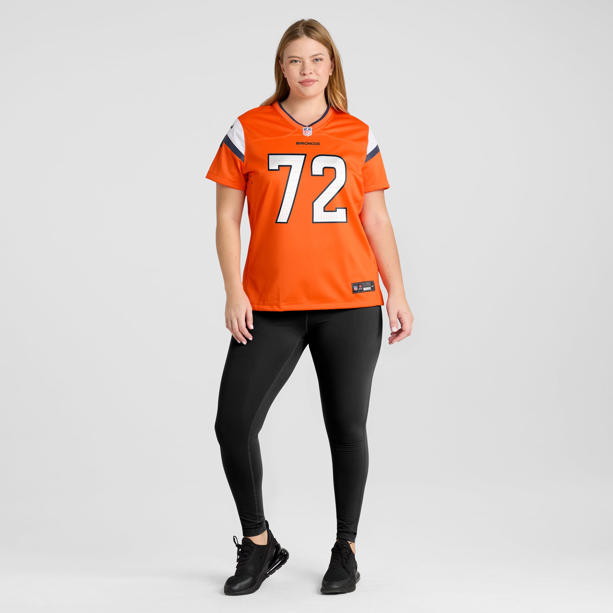 Garett Bolles Denver Broncos Women's Team Game Jersey - Orange - Image 7