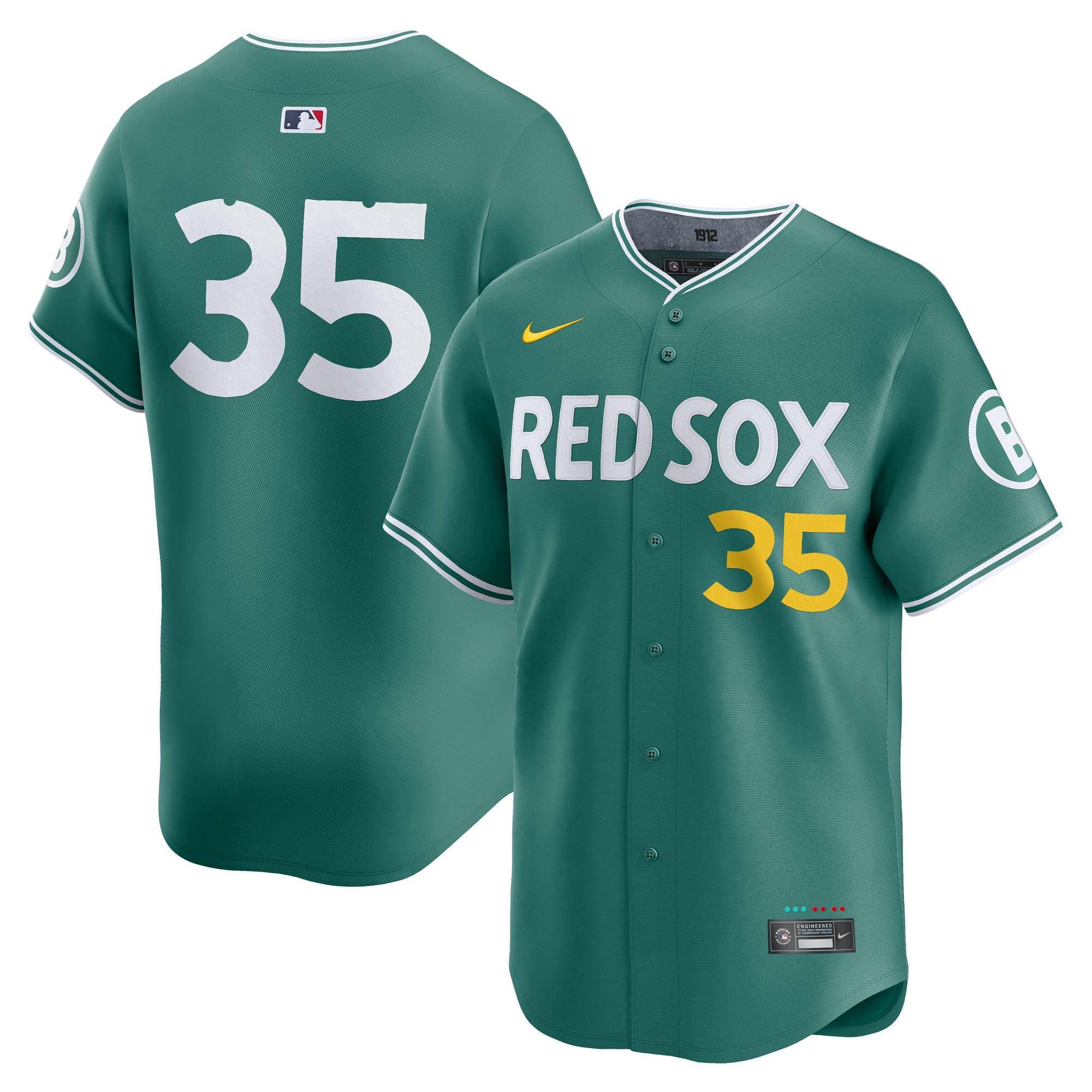 Garrett Crochet Boston Red Sox 2025 City Connect Limited Player Jersey - Green