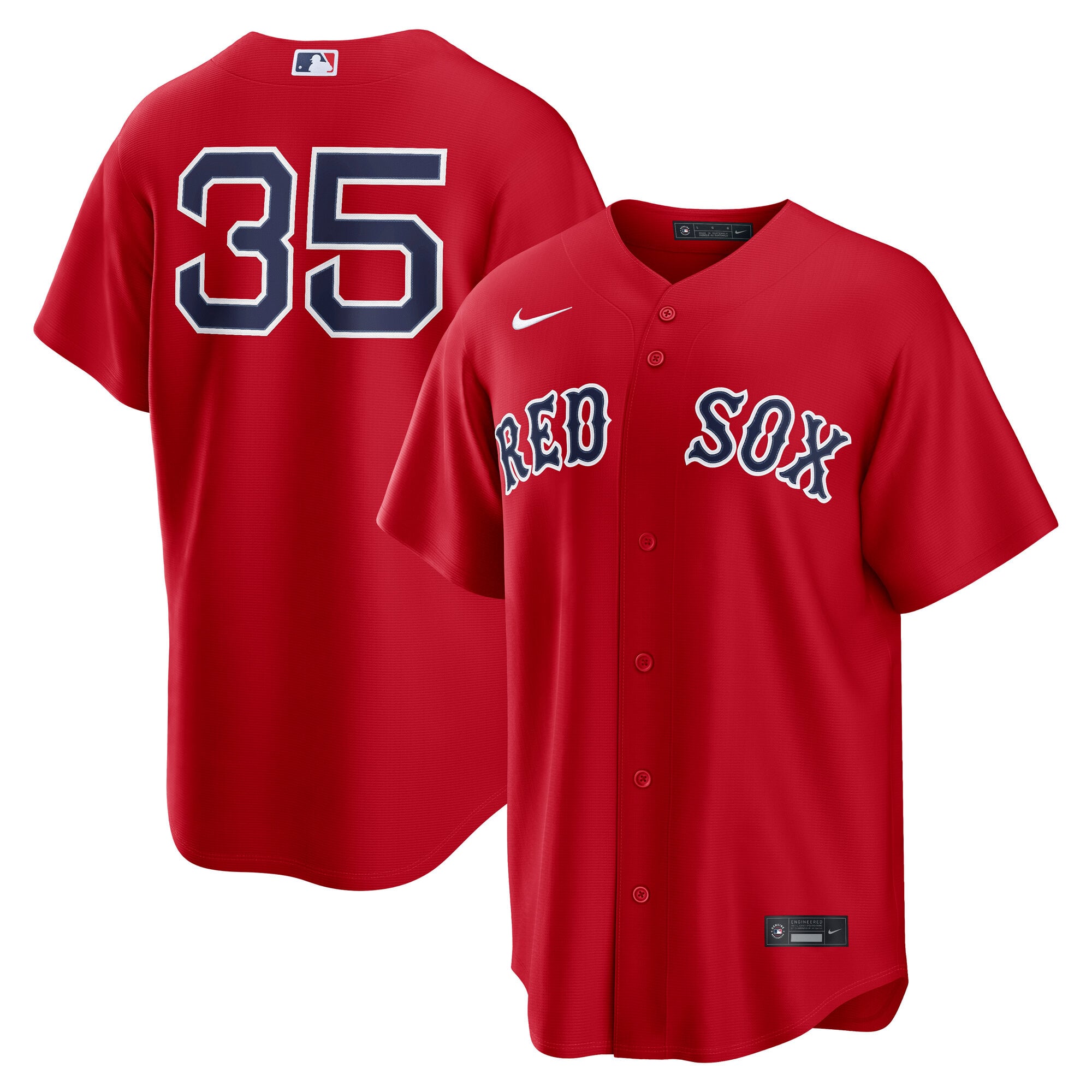 Garrett Crochet Boston Red Sox Alternate Jersey - Red - Image 2