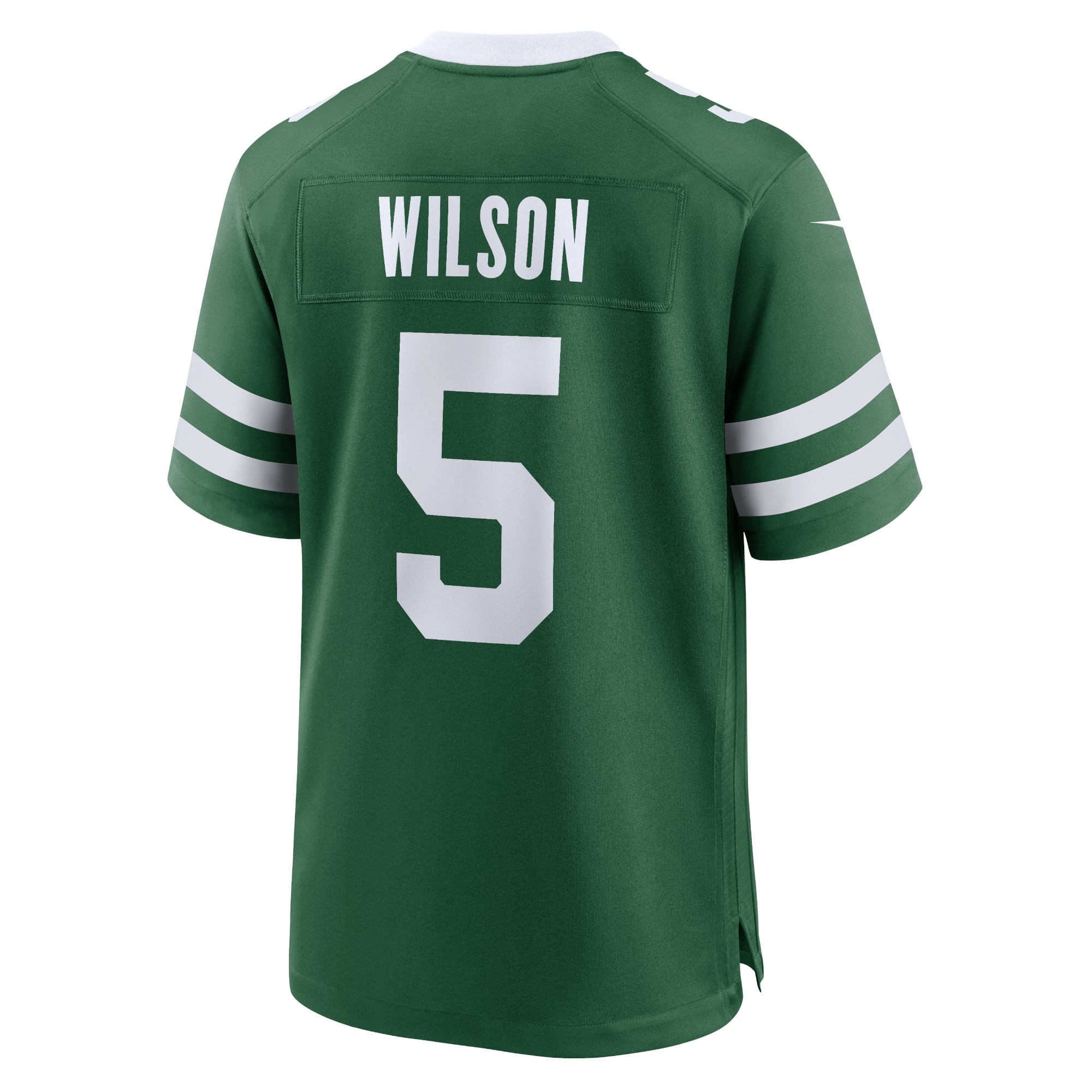 Garrett Wilson New York Jets Alternate Game Jersey - Legacy Black - Green - Image 4