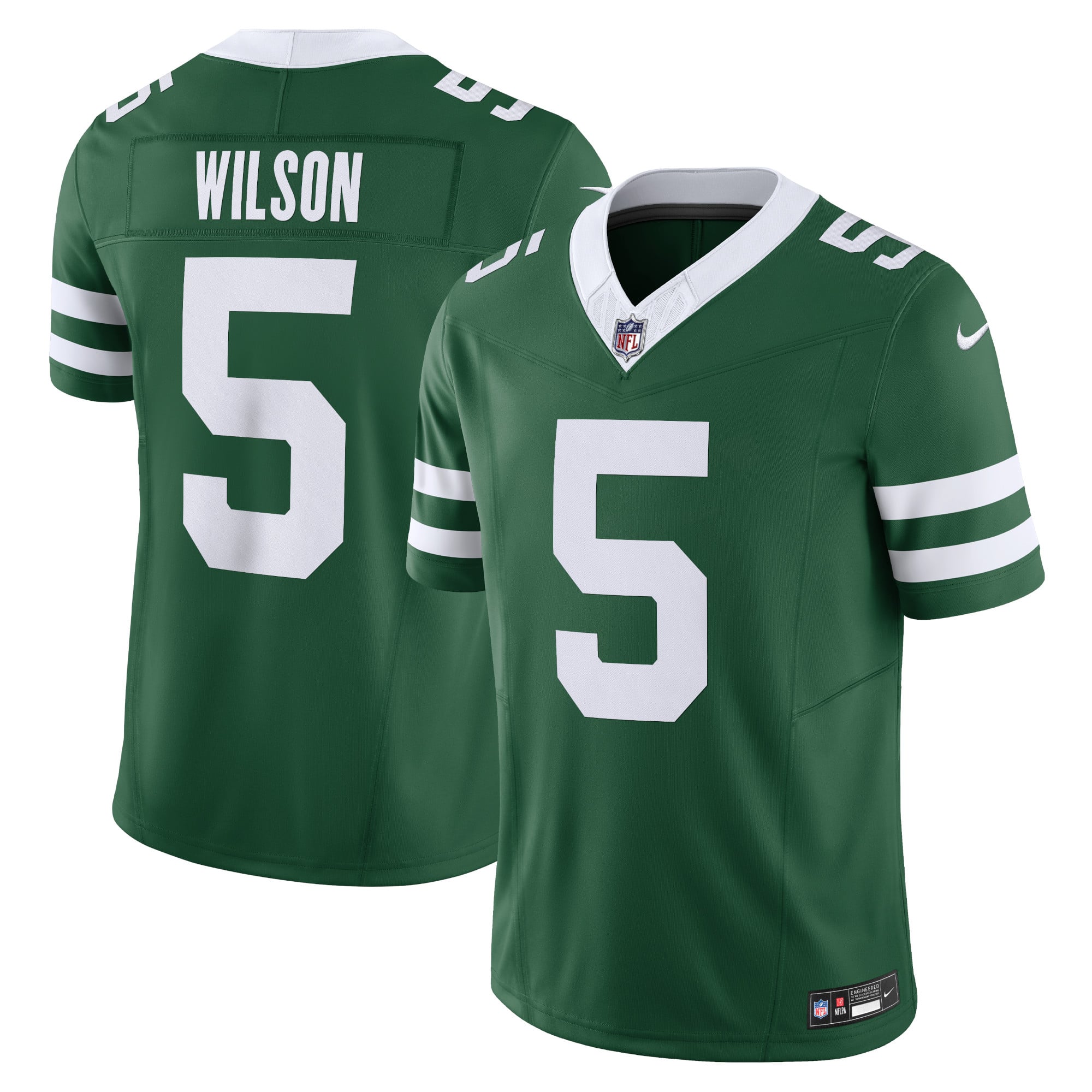 Garrett Wilson New York Jets Alternate Vapor F.U.S.E. Limited Jersey - Legacy Black - Green