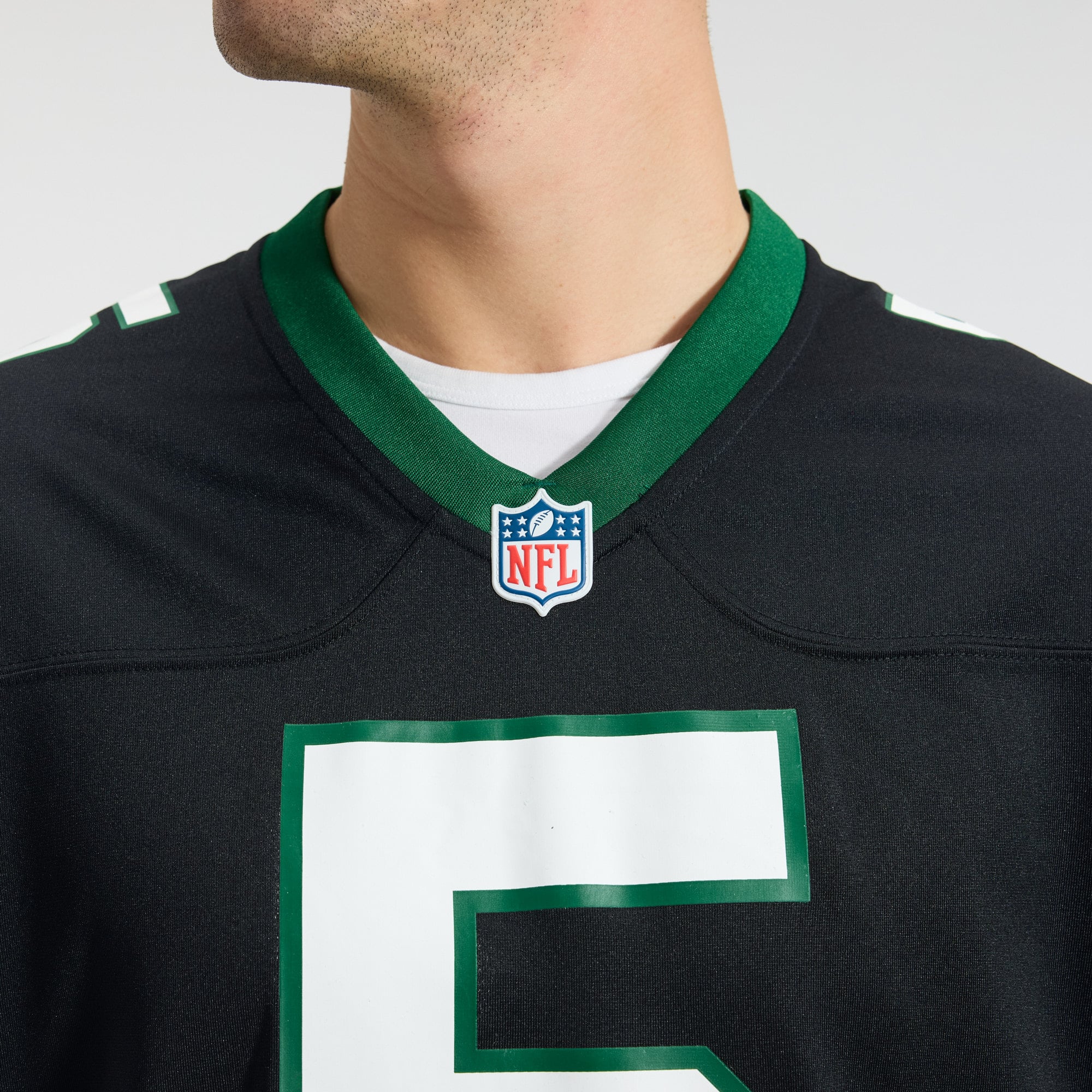 Garrett Wilson New York Jets Game Jersey - Legacy Green - Black - Image 11