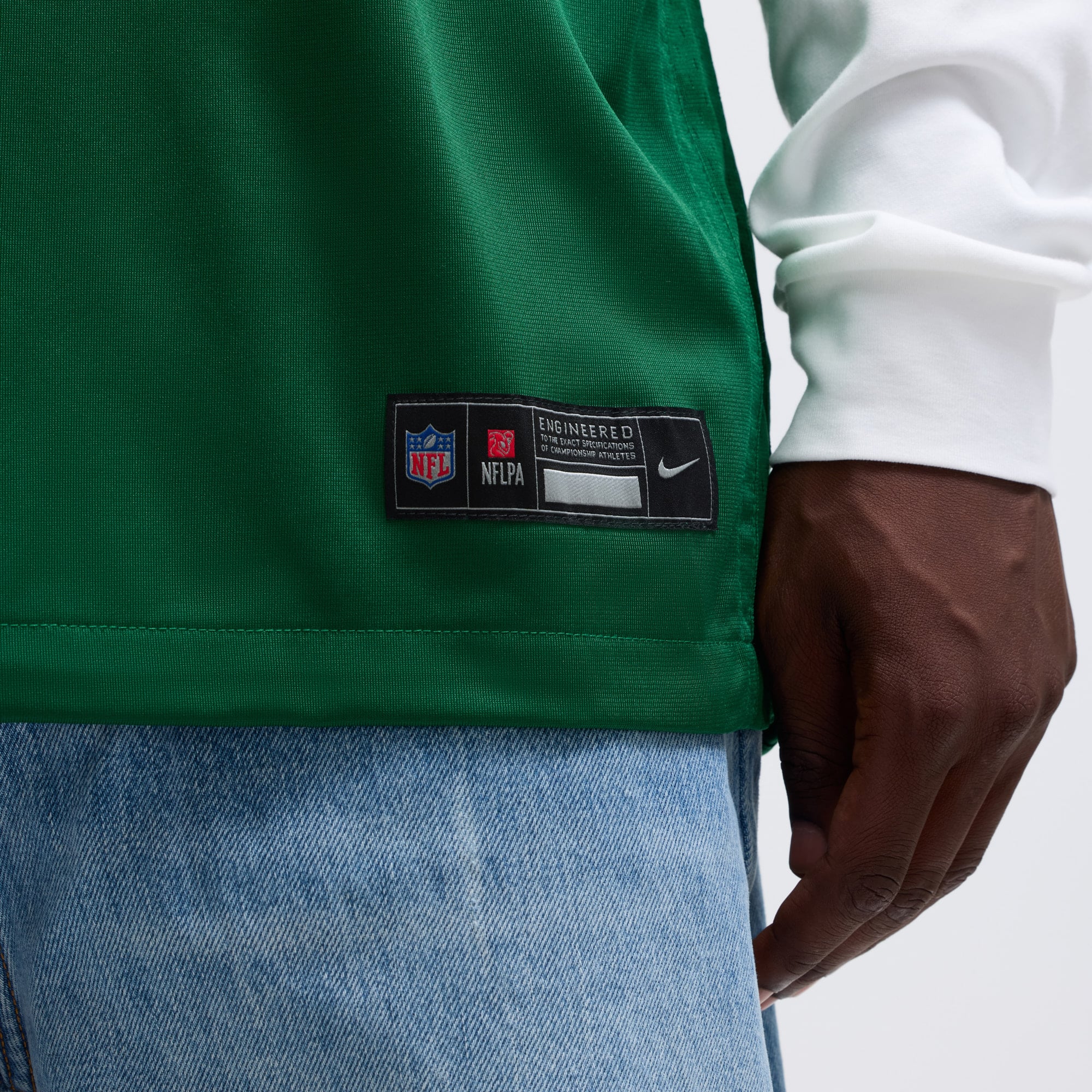 Garrett Wilson New York Jets Game Jersey - Legacy Green - Green - Image 10