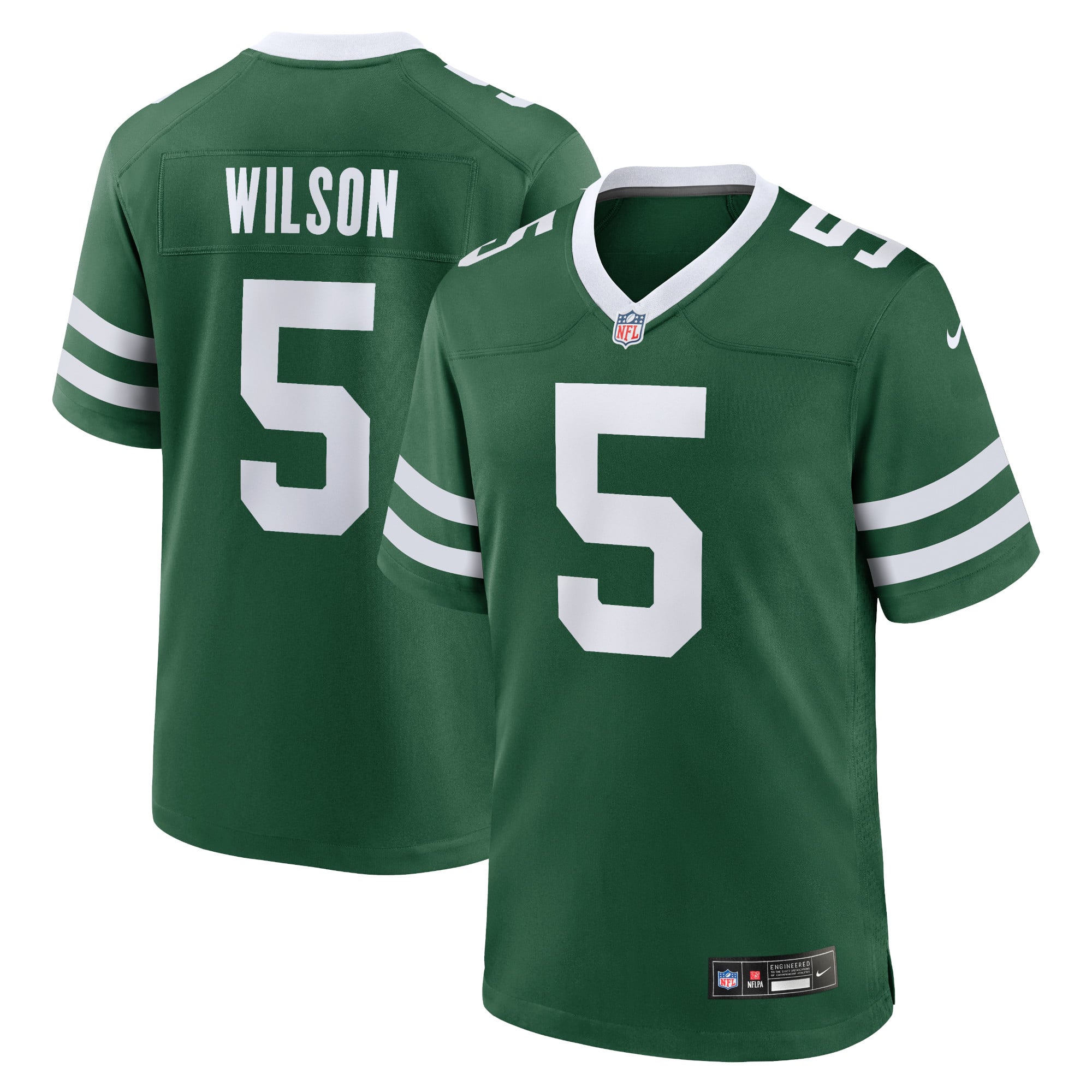 Garrett Wilson New York Jets Game Jersey - Legacy Green - Green