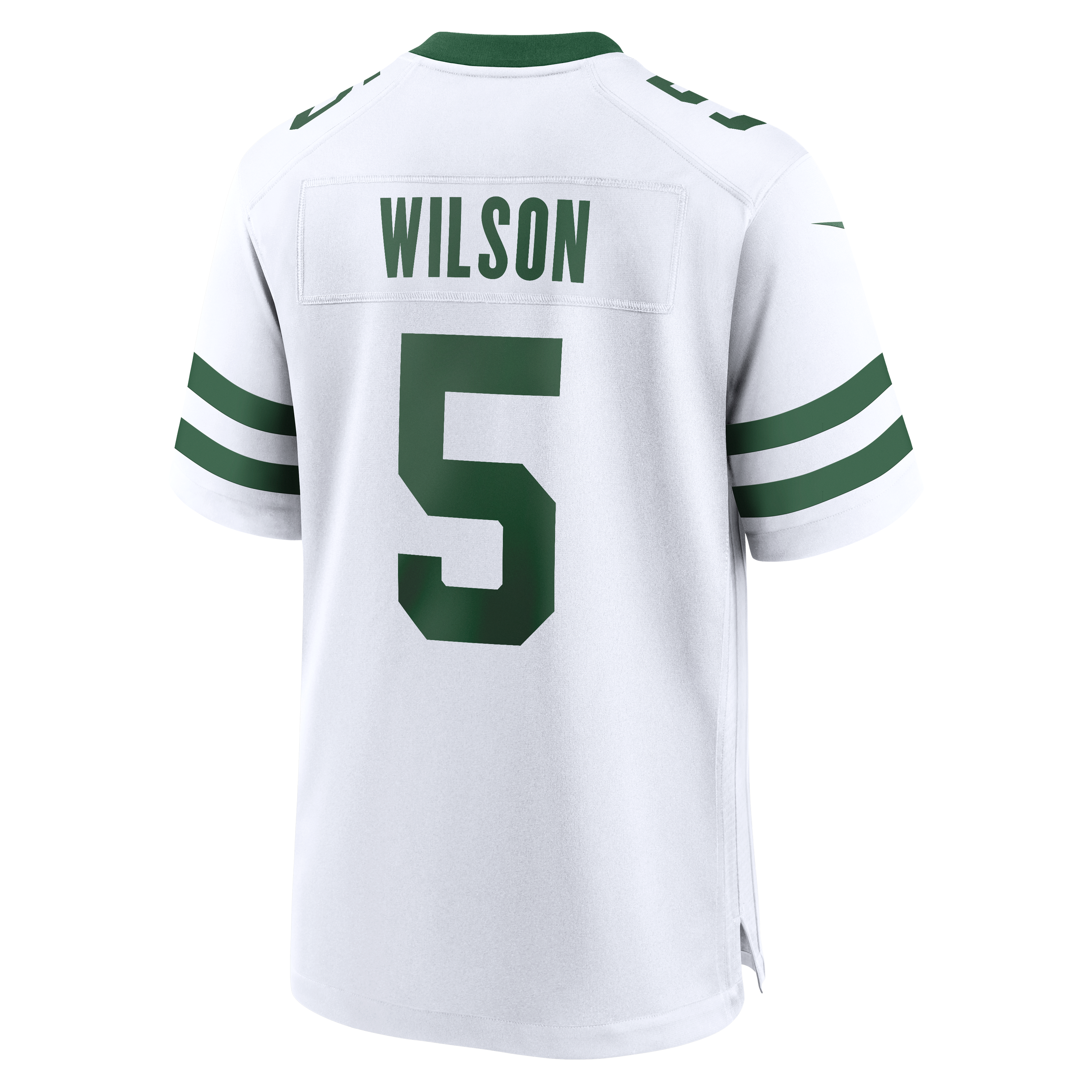 Garrett Wilson New York Jets Game Jersey - Legacy Green - White - Image 9